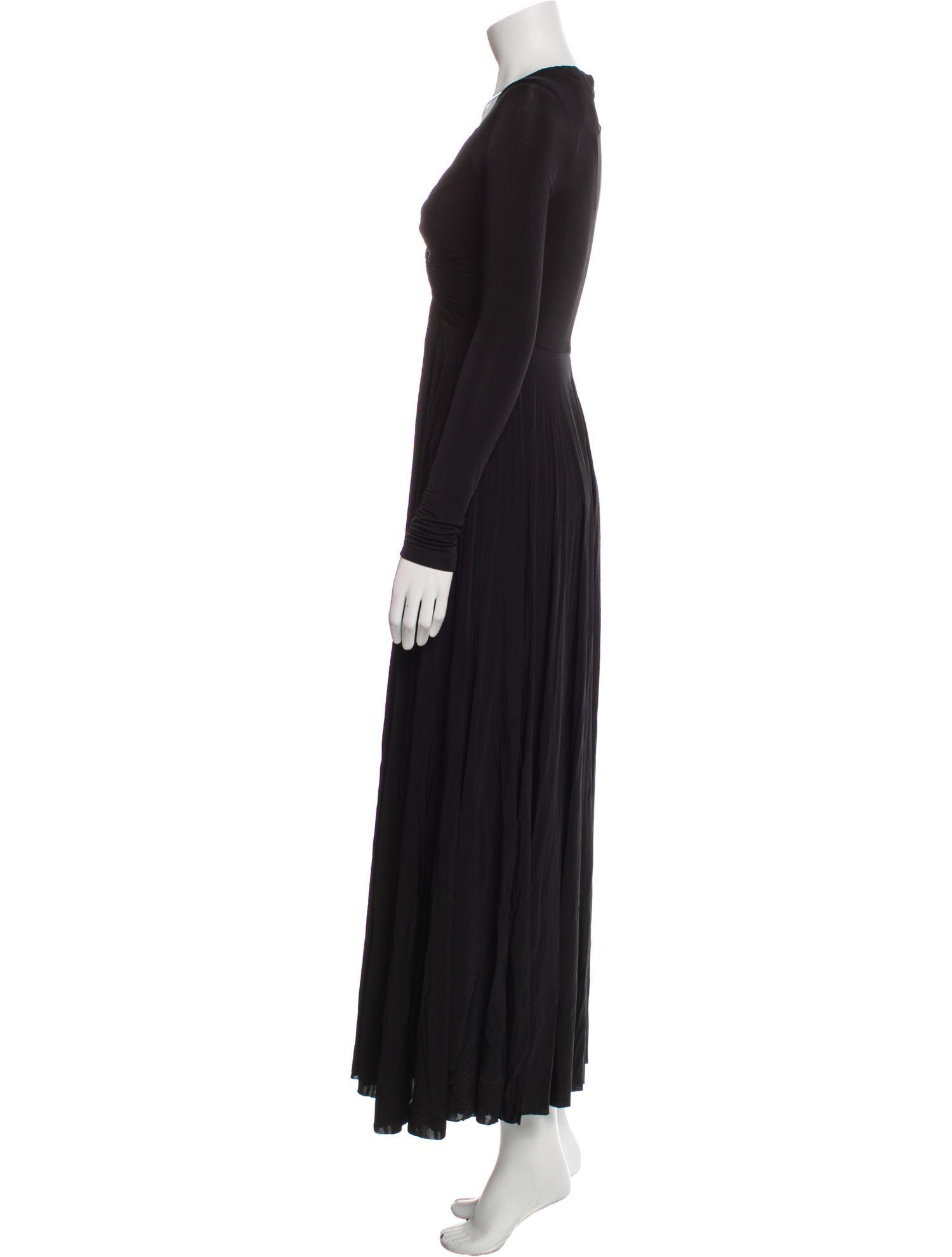 La Ligne V-Neck Long Dress