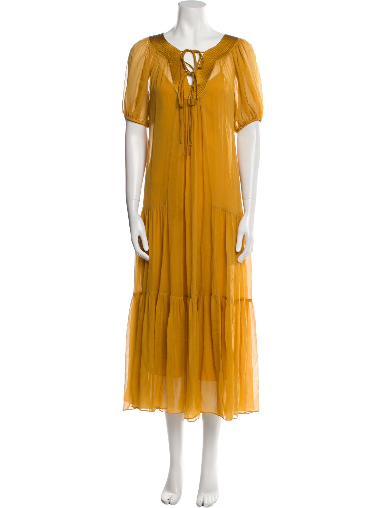 La Ligne Silk Long Dress