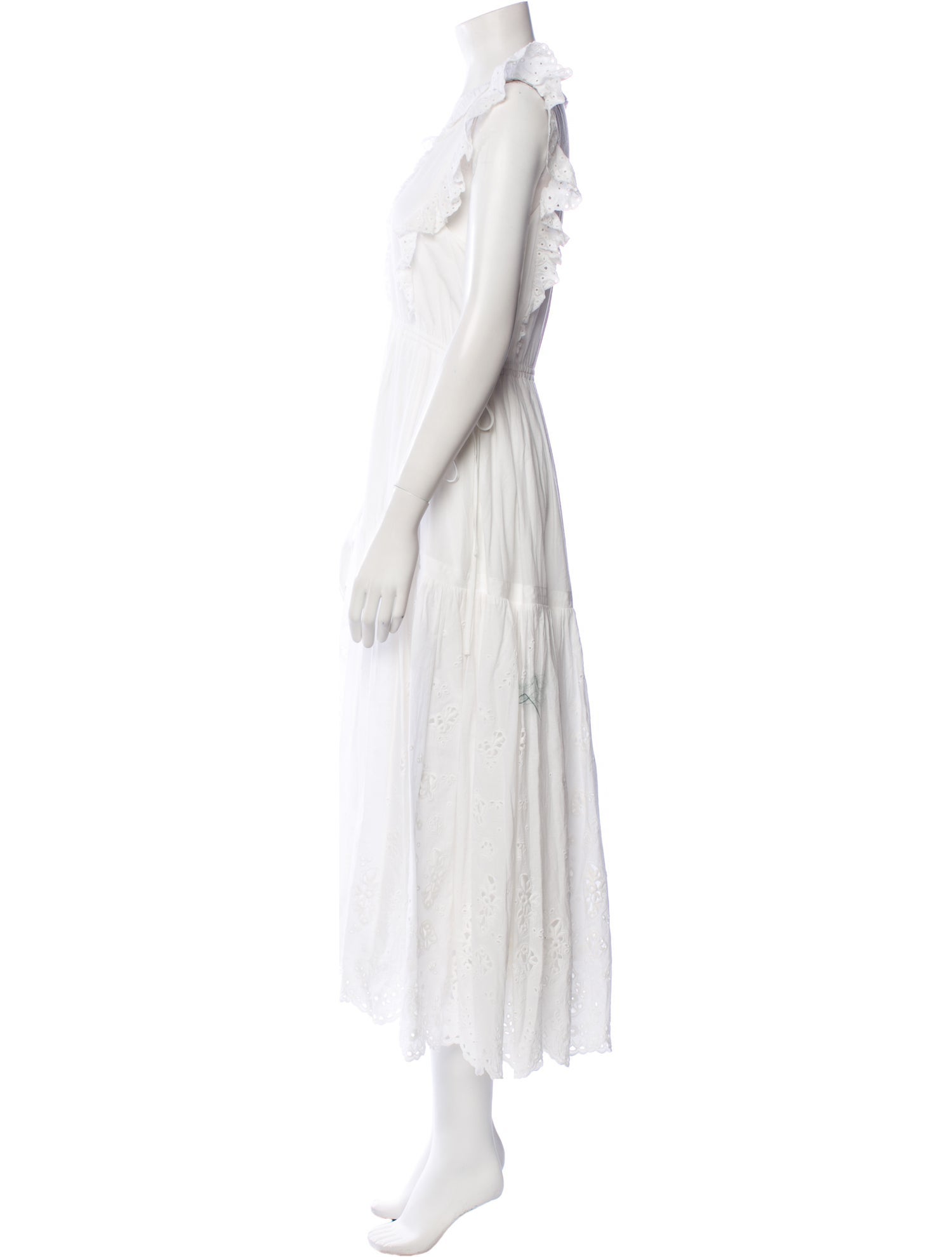 La Ligne V-Neck Long Dress