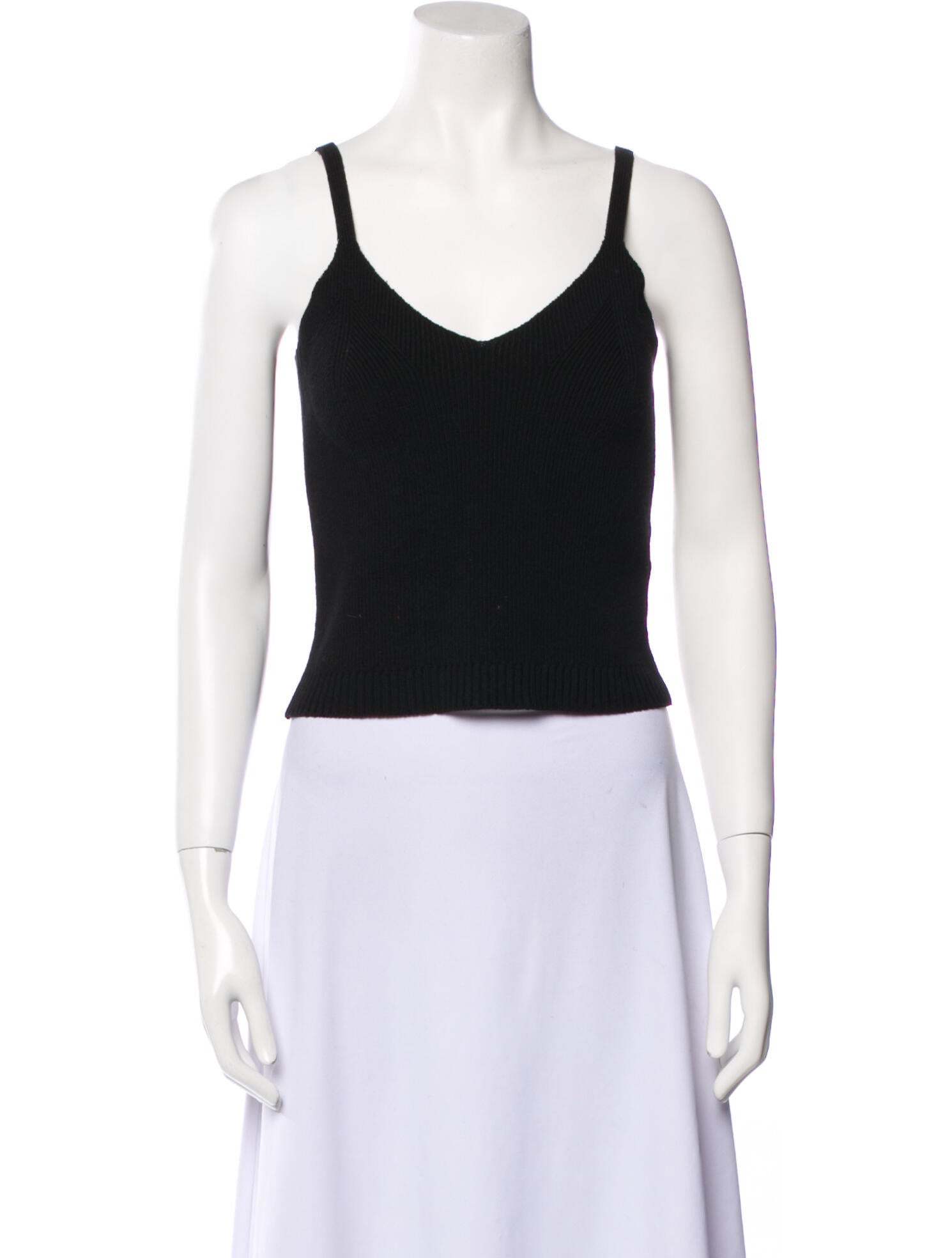 La Ligne V-Neck Sleeveless Crop Top