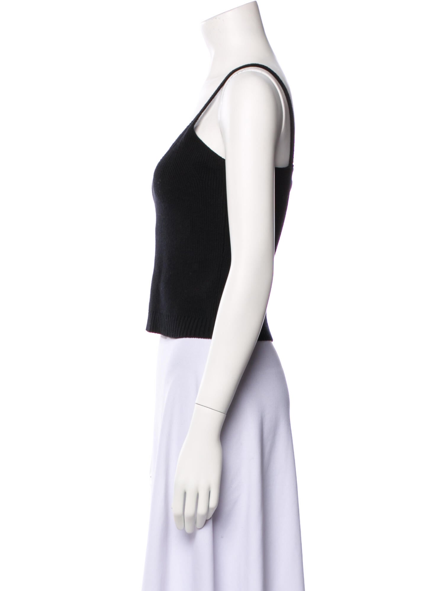 La Ligne V-Neck Sleeveless Crop Top