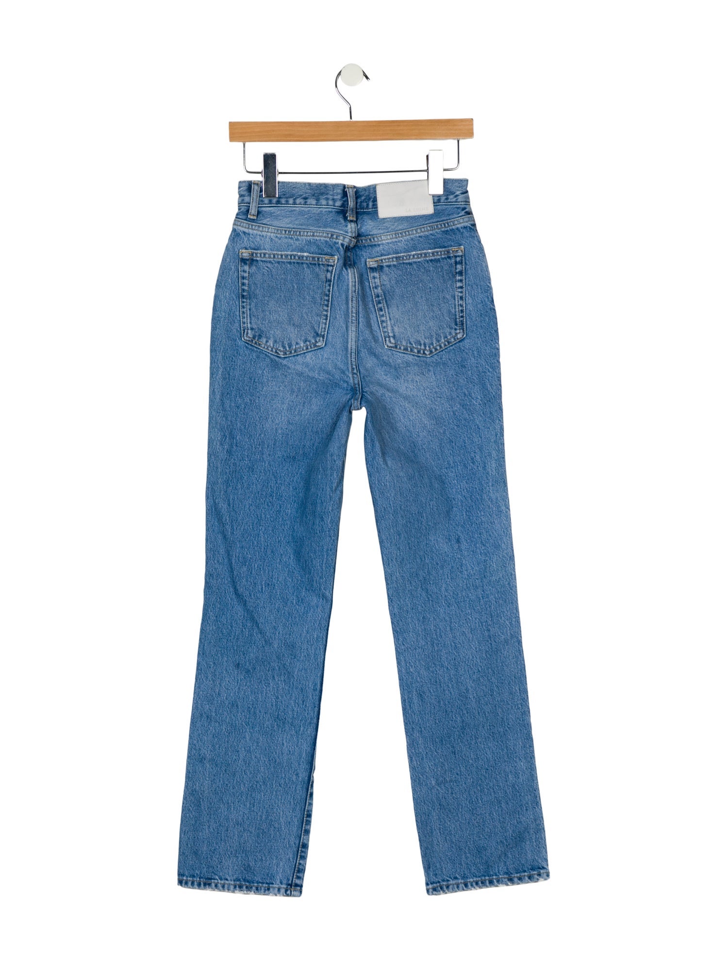 La Ligne High-Rise Straight Leg Jeans