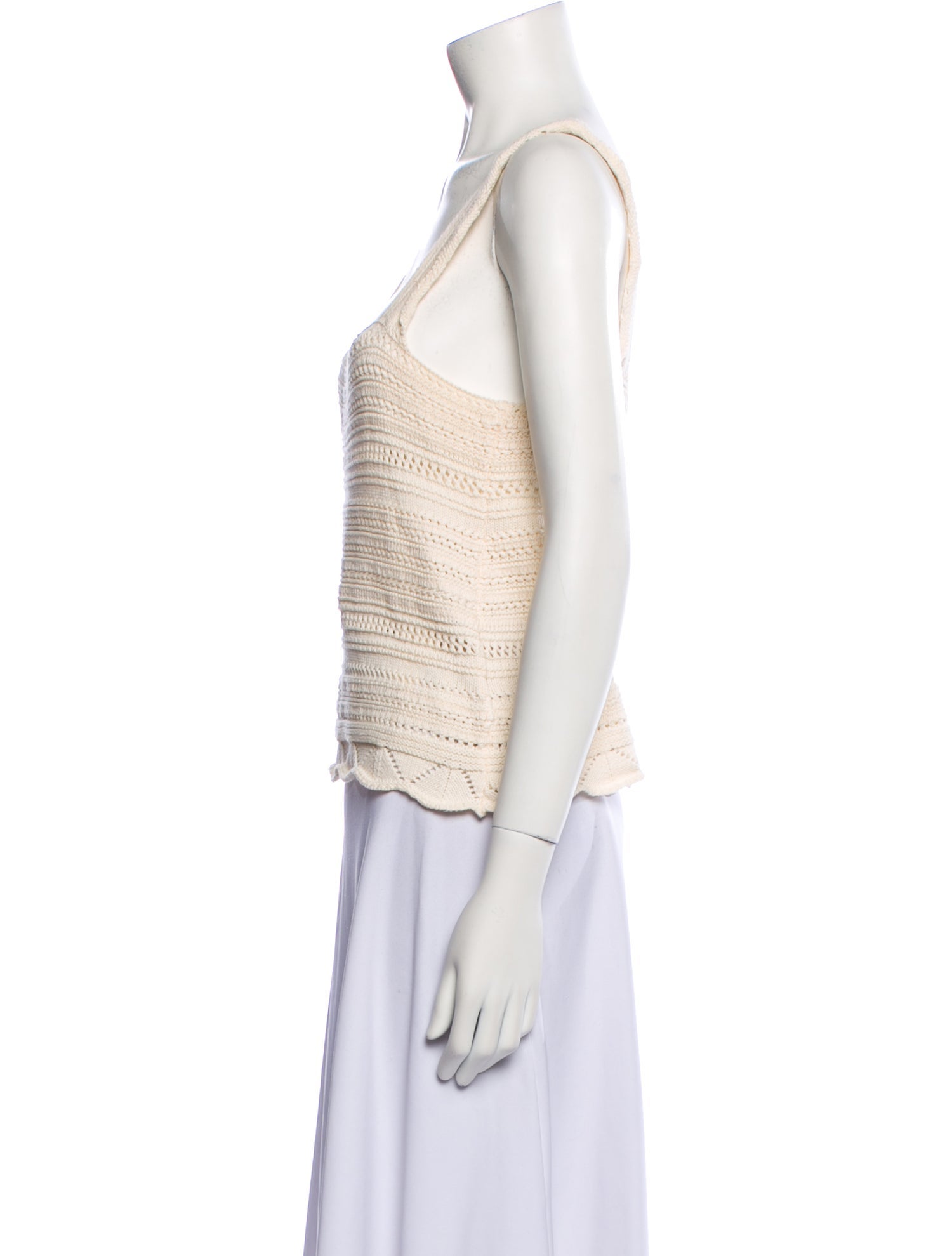 La Ligne Striped Scoop Neck Sweater