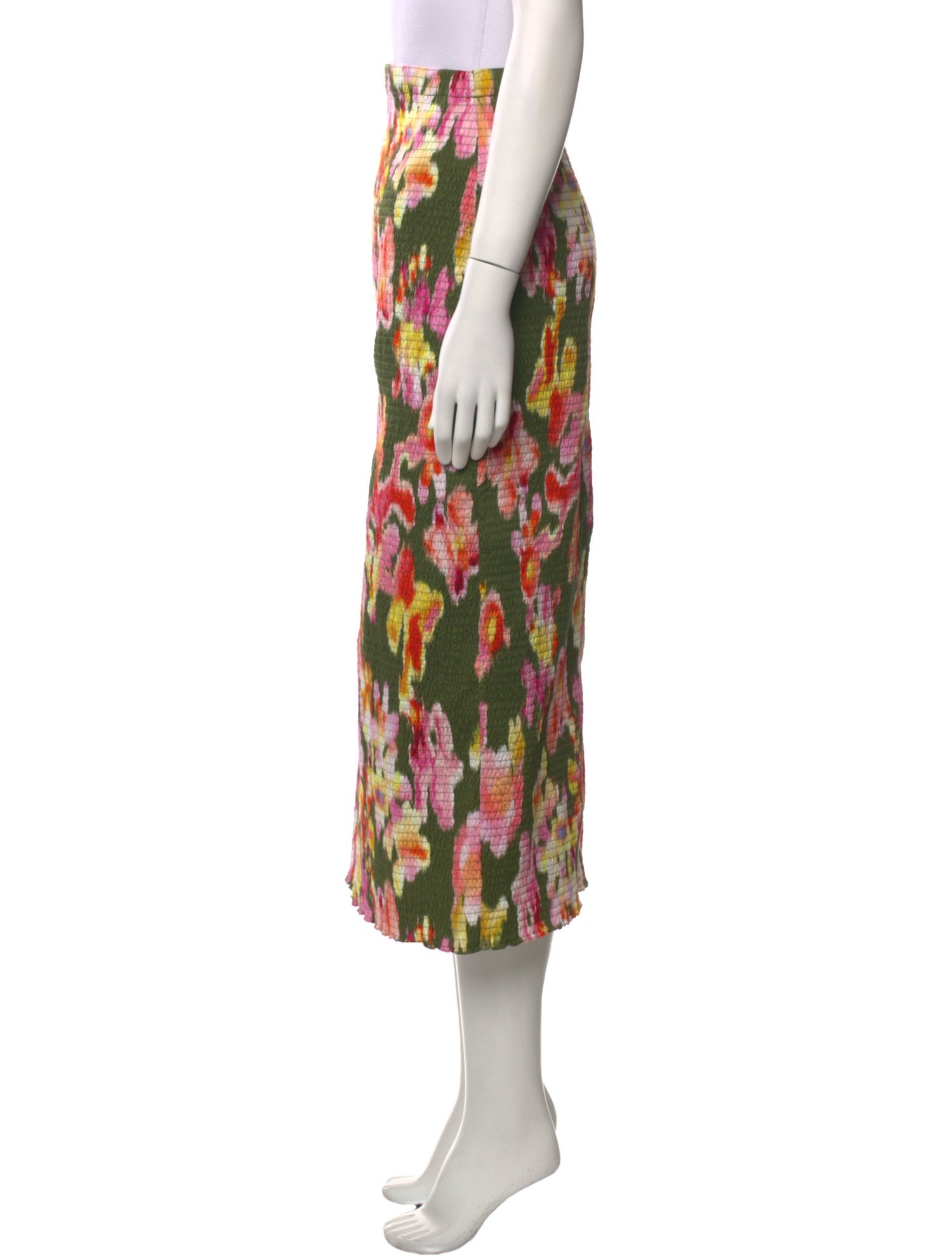 La Ligne Printed Midi Length Skirt