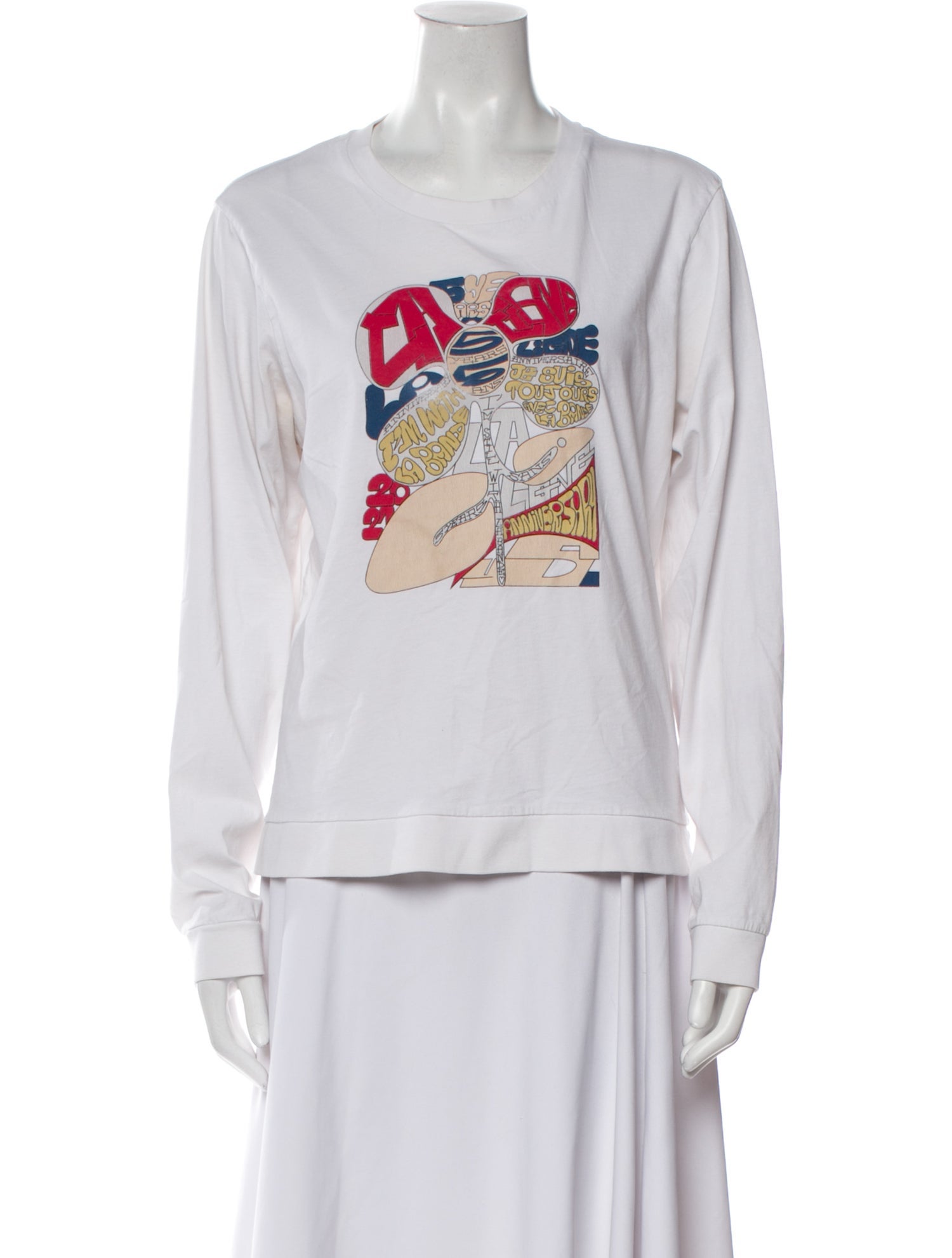 La Ligne Graphic Print Crew Neck T-Shirt