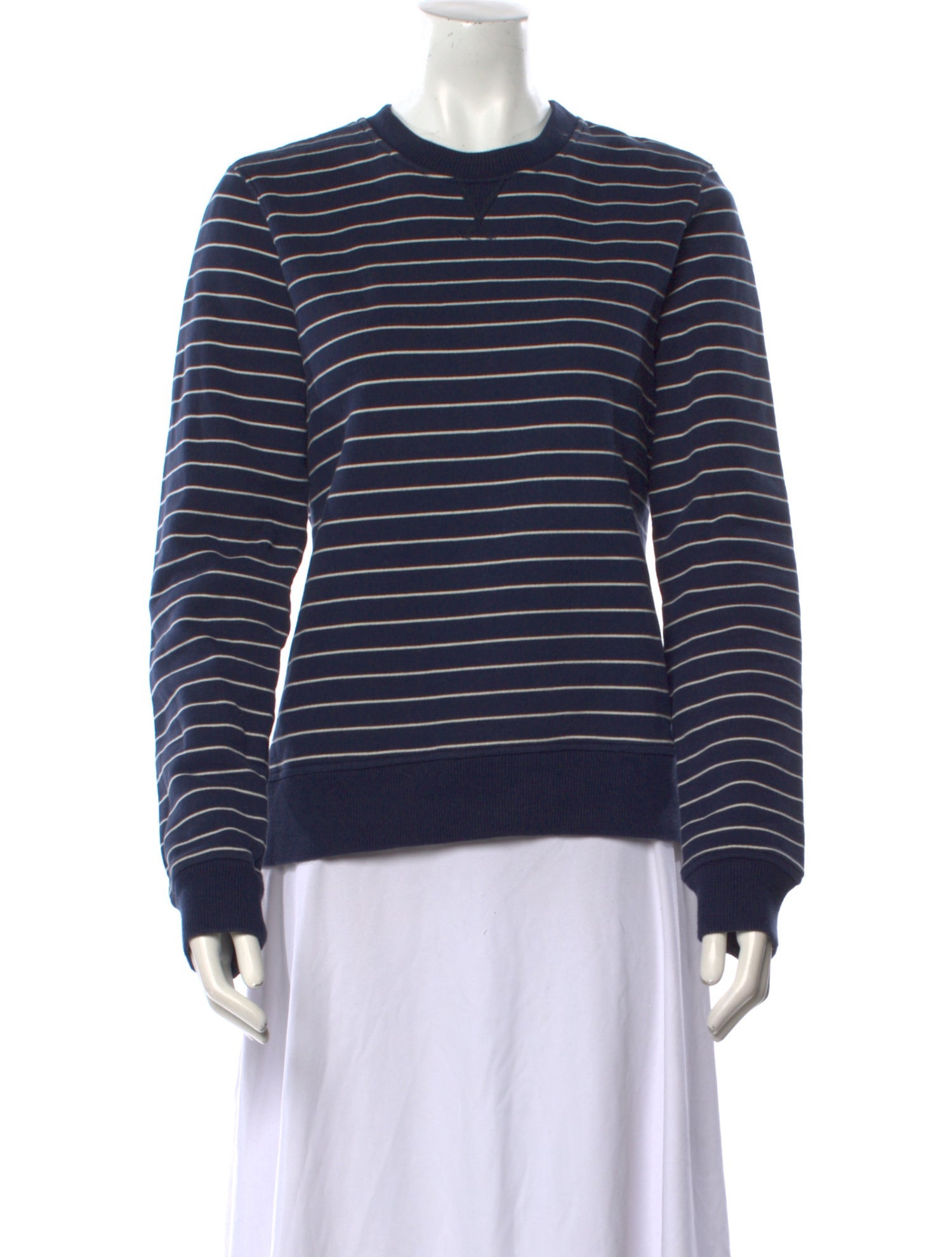 La Ligne Striped Crew Neck Sweatshirt