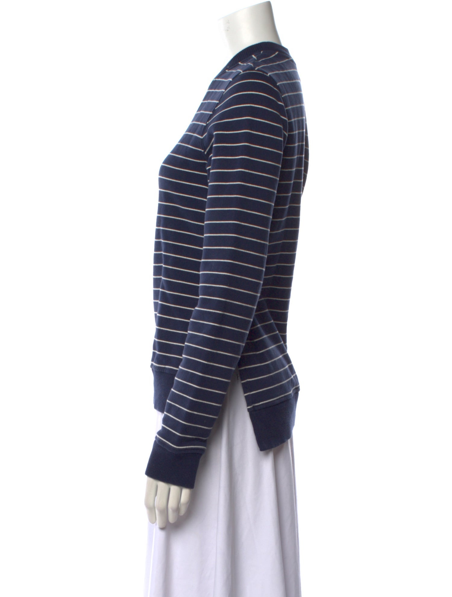 La Ligne Striped Crew Neck Sweatshirt