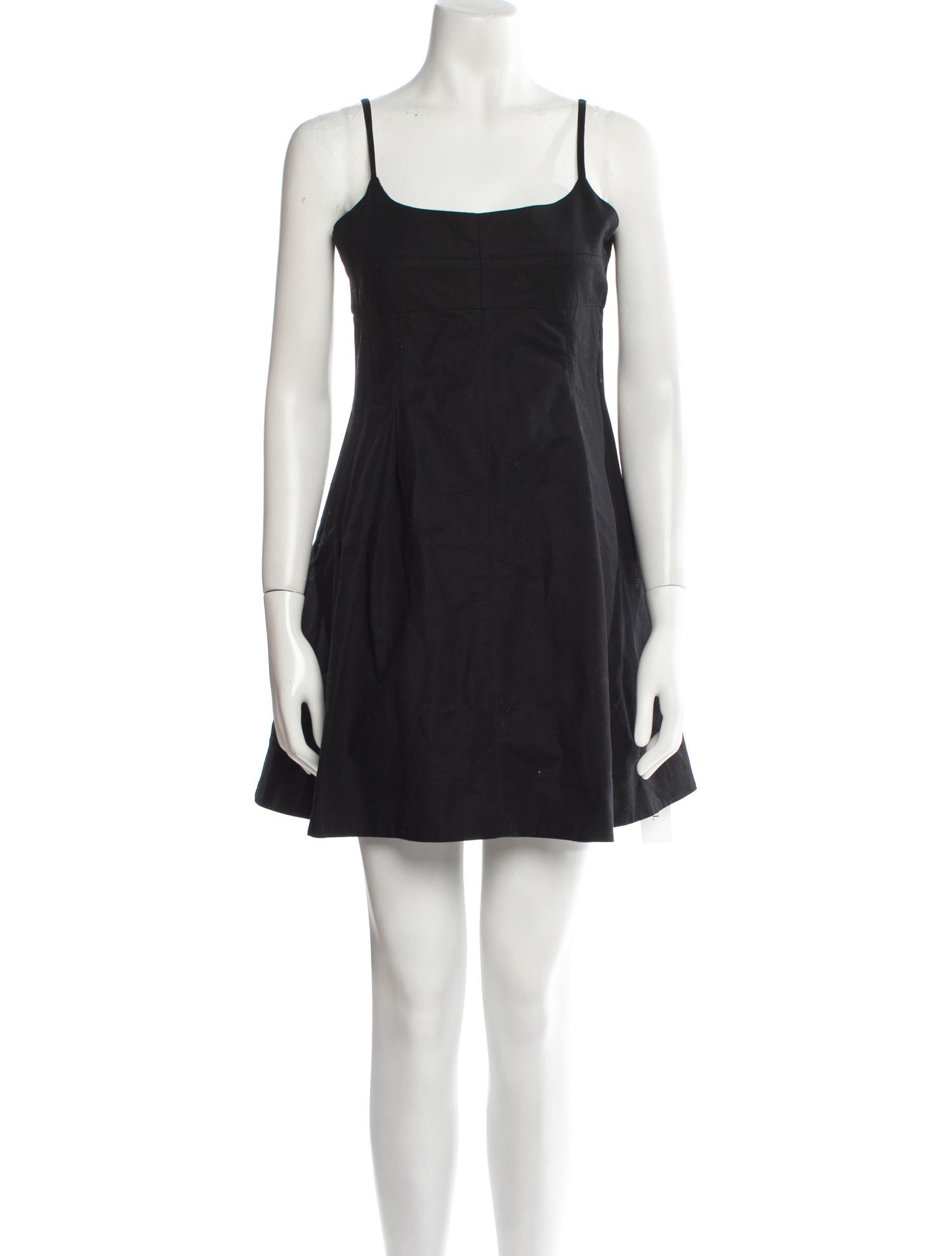 La Ligne Square Neckline Mini Dress