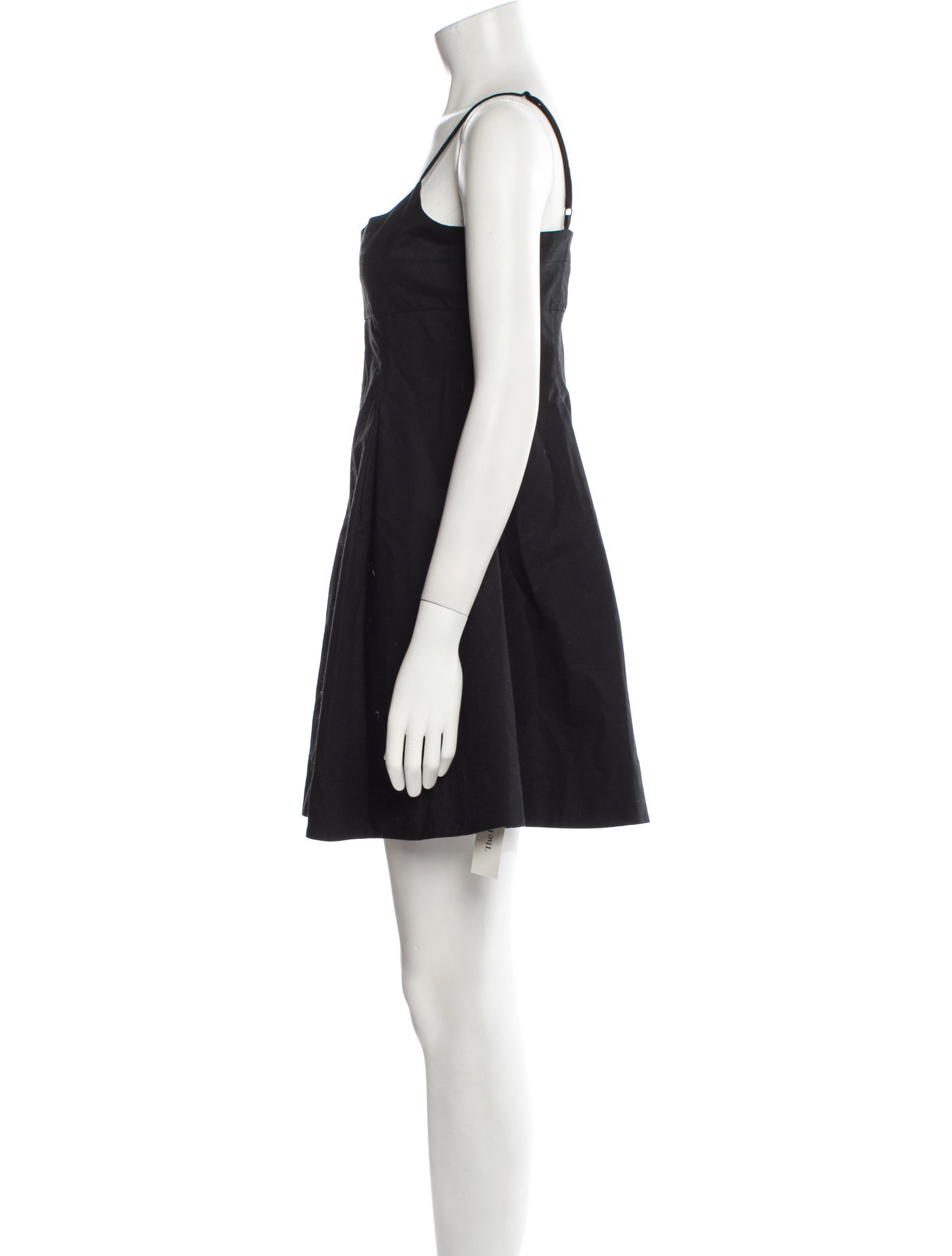 La Ligne Square Neckline Mini Dress