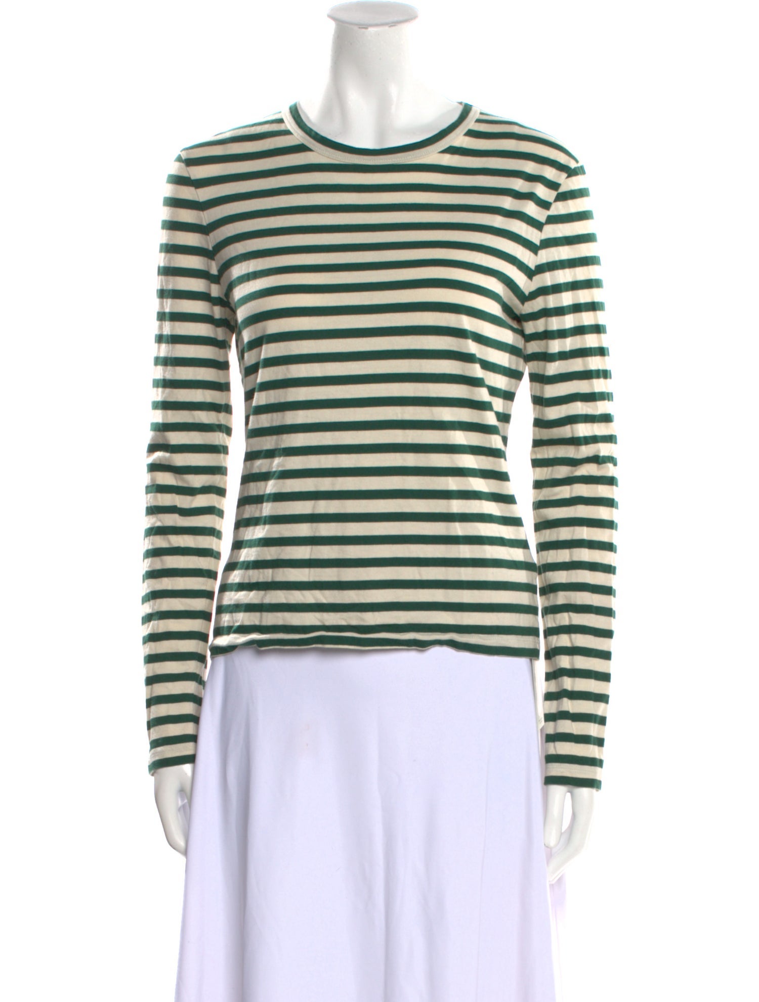 La Ligne Striped Crew Neck Top