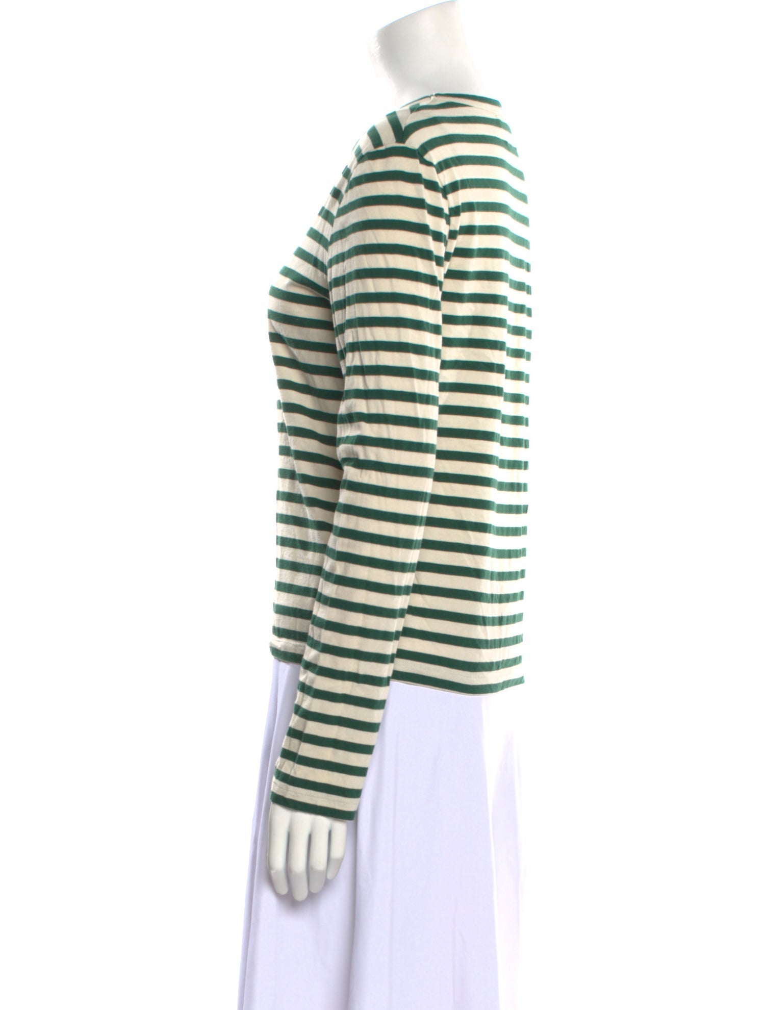 La Ligne Striped Crew Neck Top
