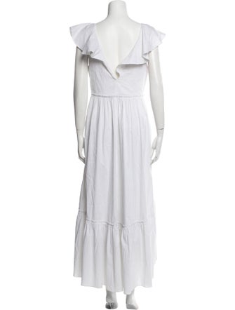 La Ligne V-Neck Long Dress