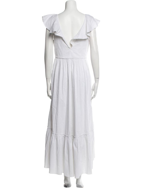 La Ligne V-Neck Long Dress