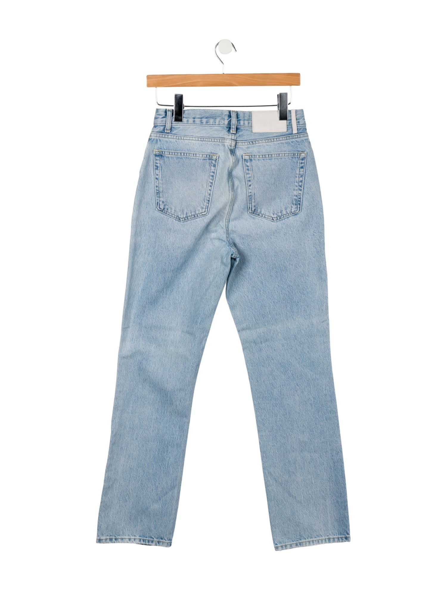La Ligne High-Rise Straight Leg Jeans