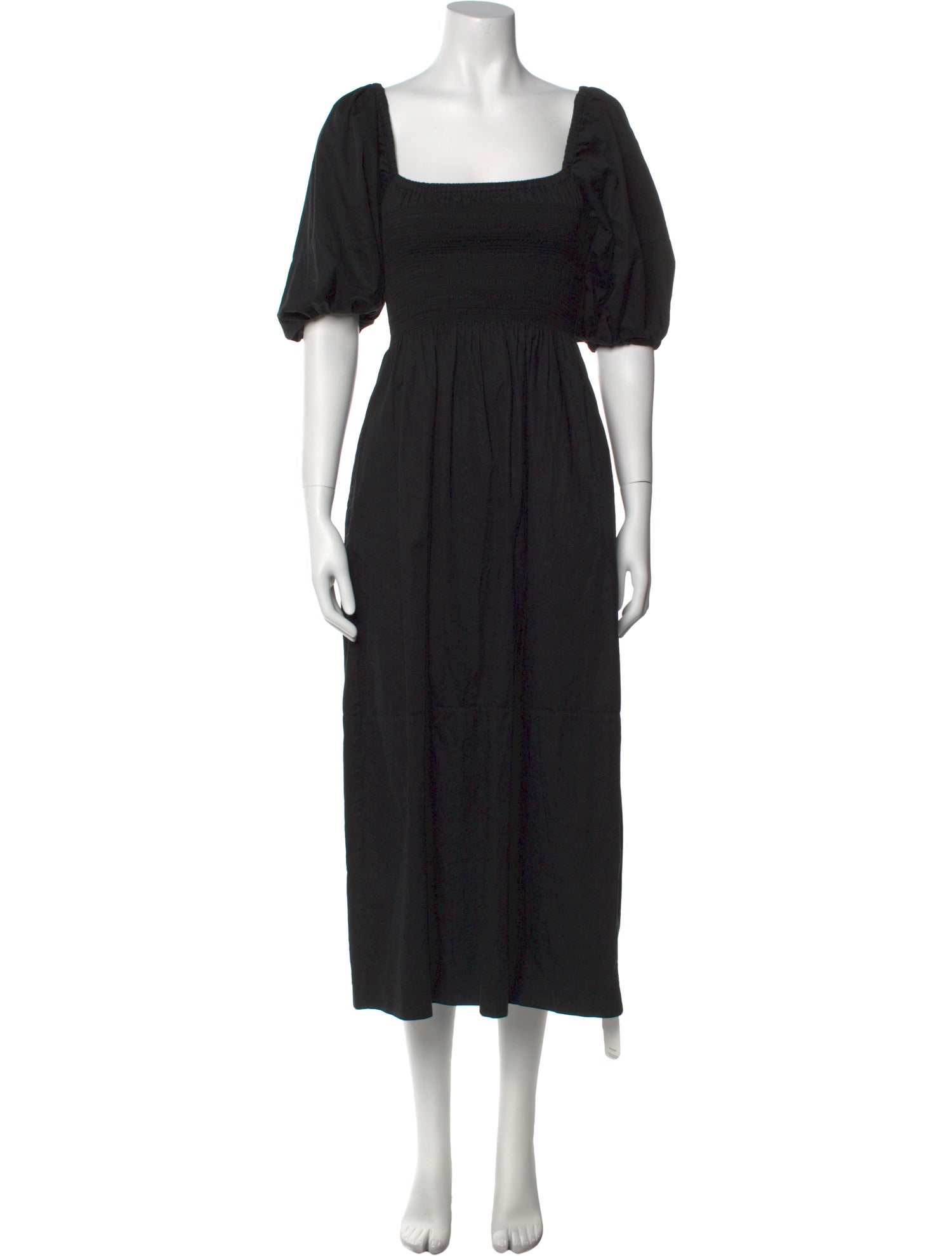 La Ligne Square Neckline Long Dress