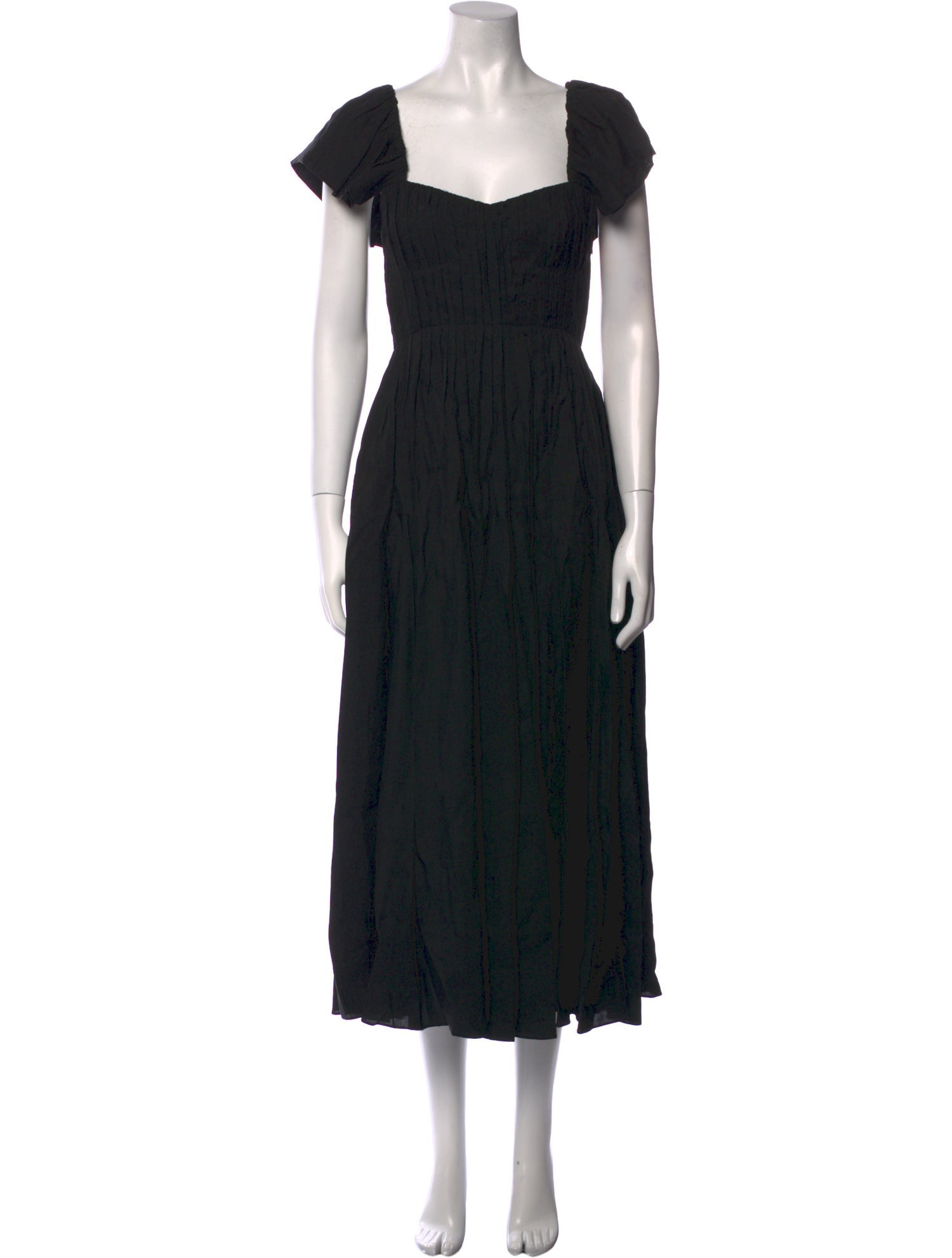 La Ligne Square Neckline Long Dress
