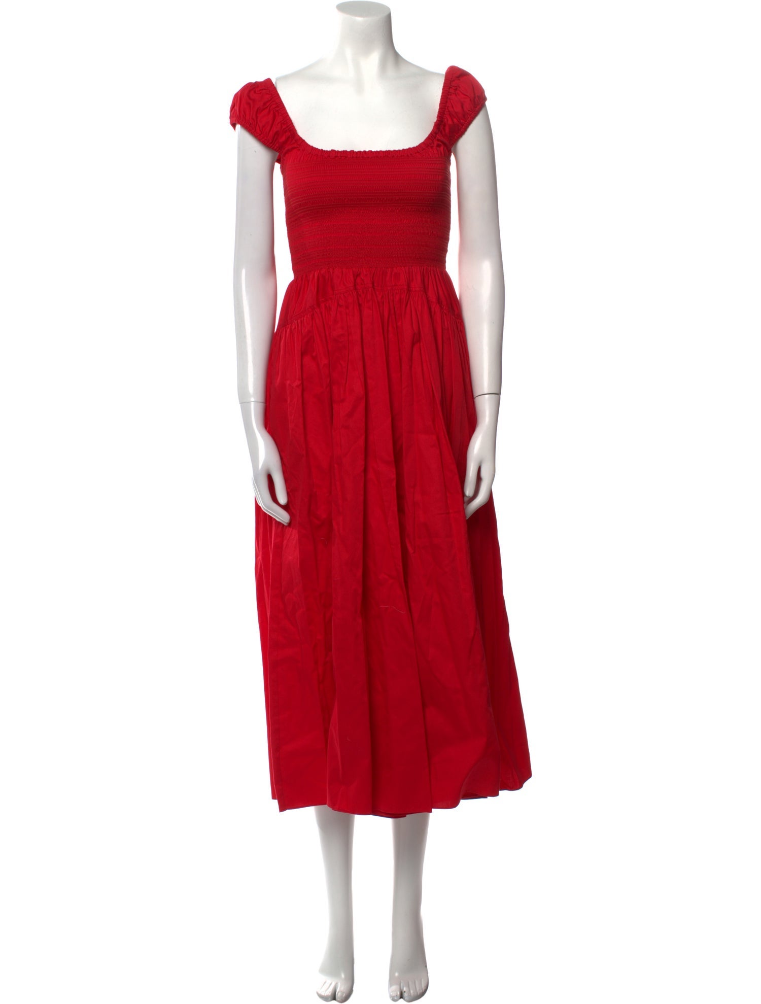 La Ligne Square Neckline Long Dress