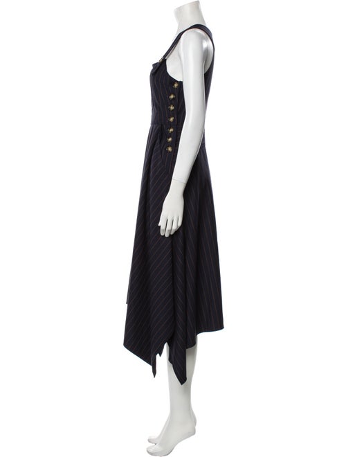 La Ligne Square Neckline Long Dress