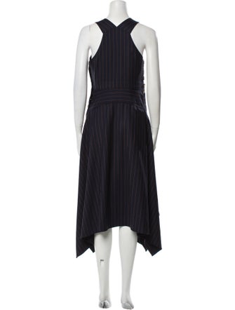 La Ligne Square Neckline Long Dress