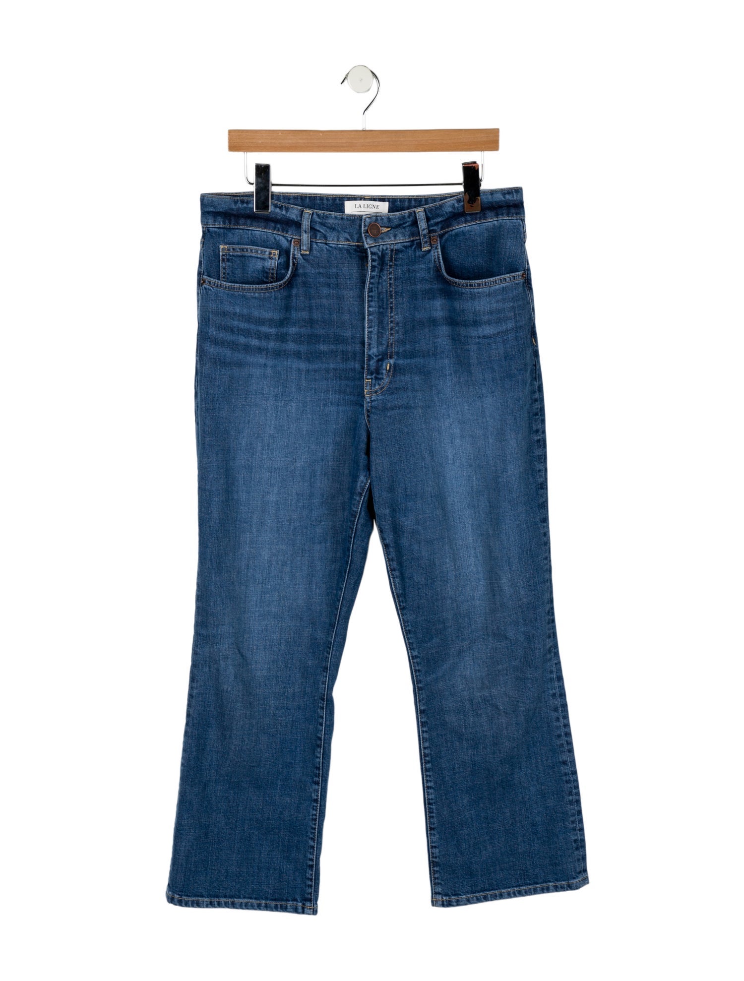 La Ligne High-Rise Wide Leg Jeans