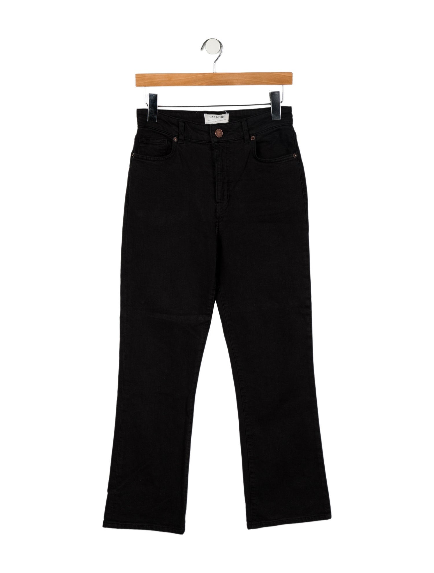 La Ligne High-Rise Straight Leg Jeans