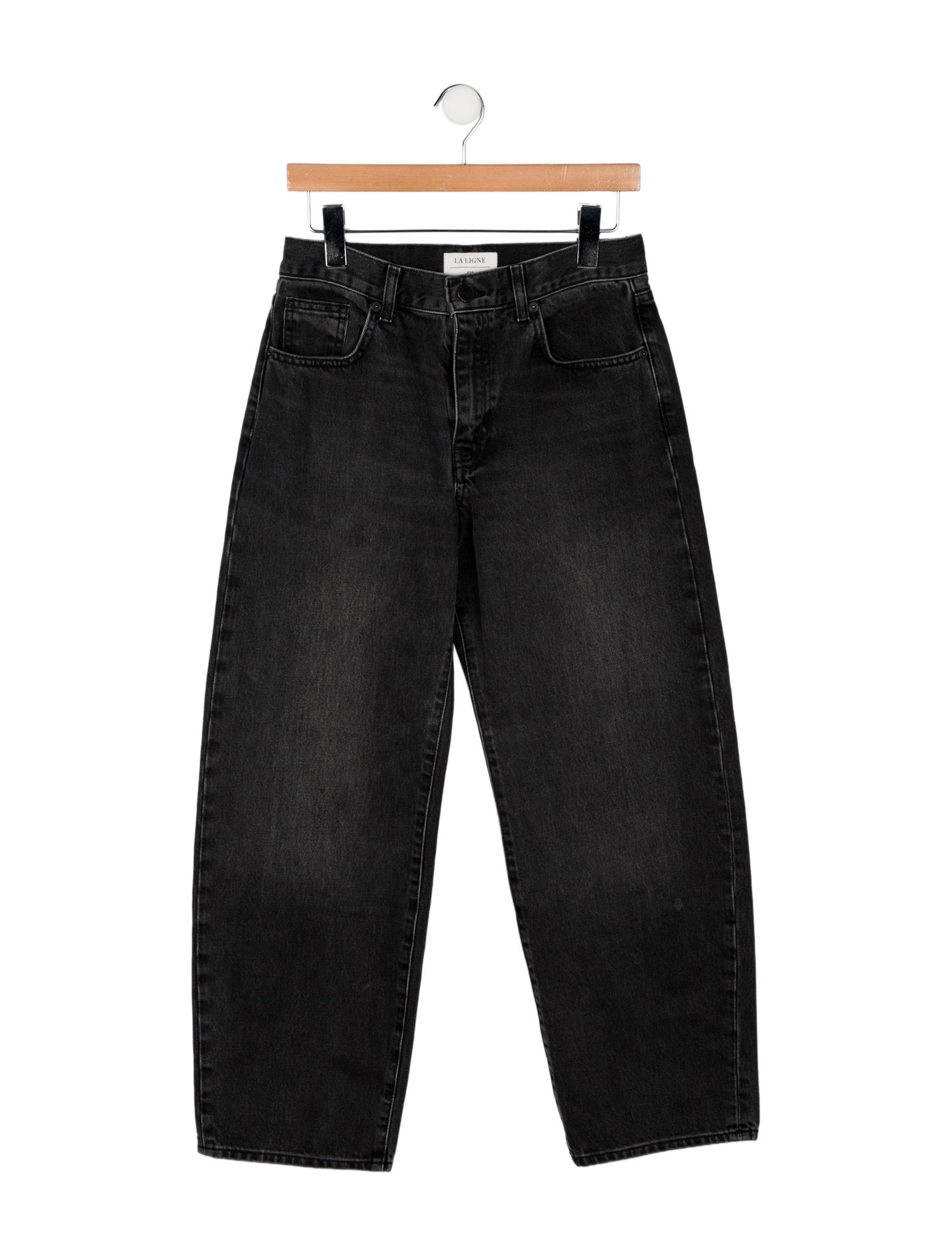 La Ligne Mid-Rise Straight Leg Jeans