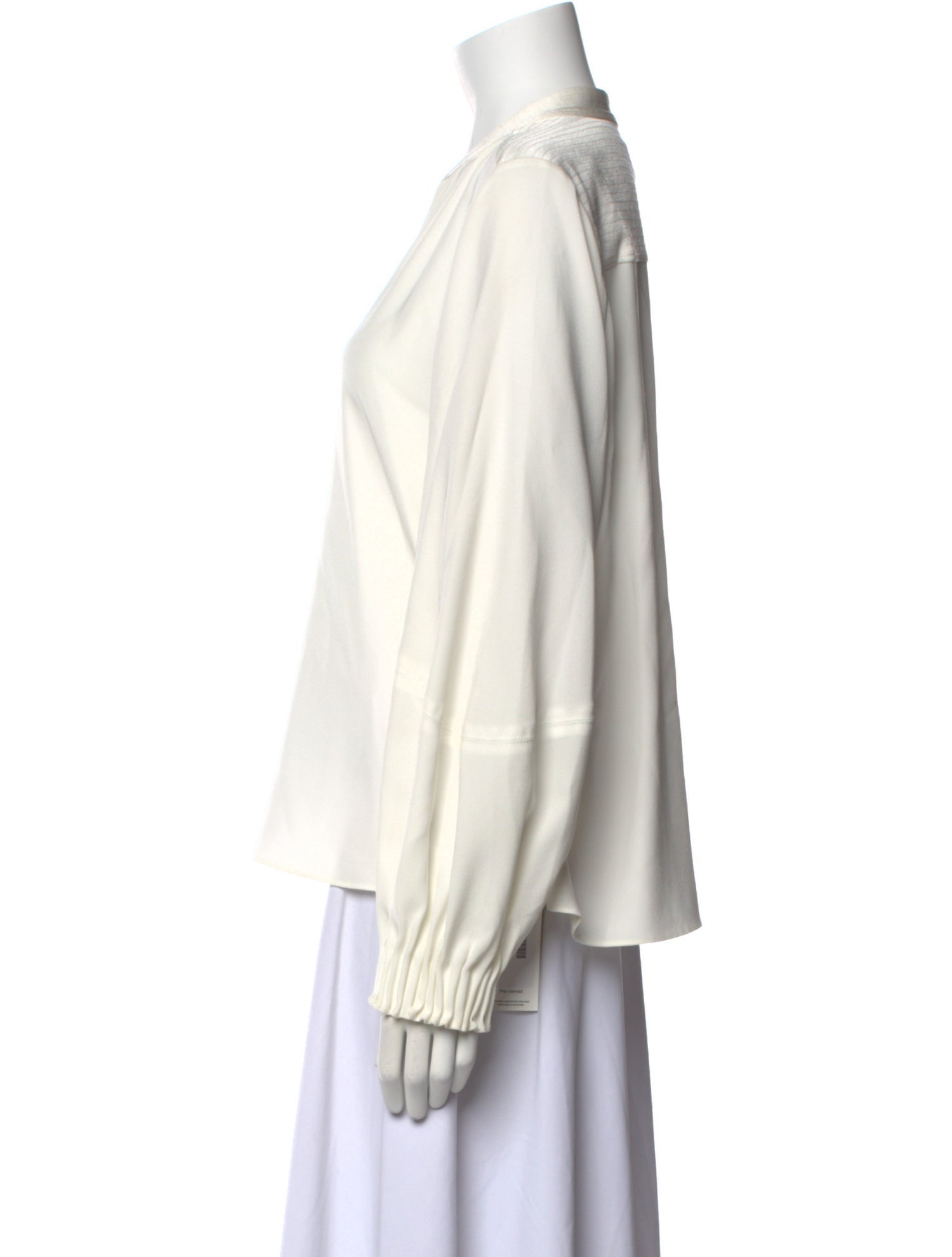 La Ligne V-Neck Long Sleeve Blouse