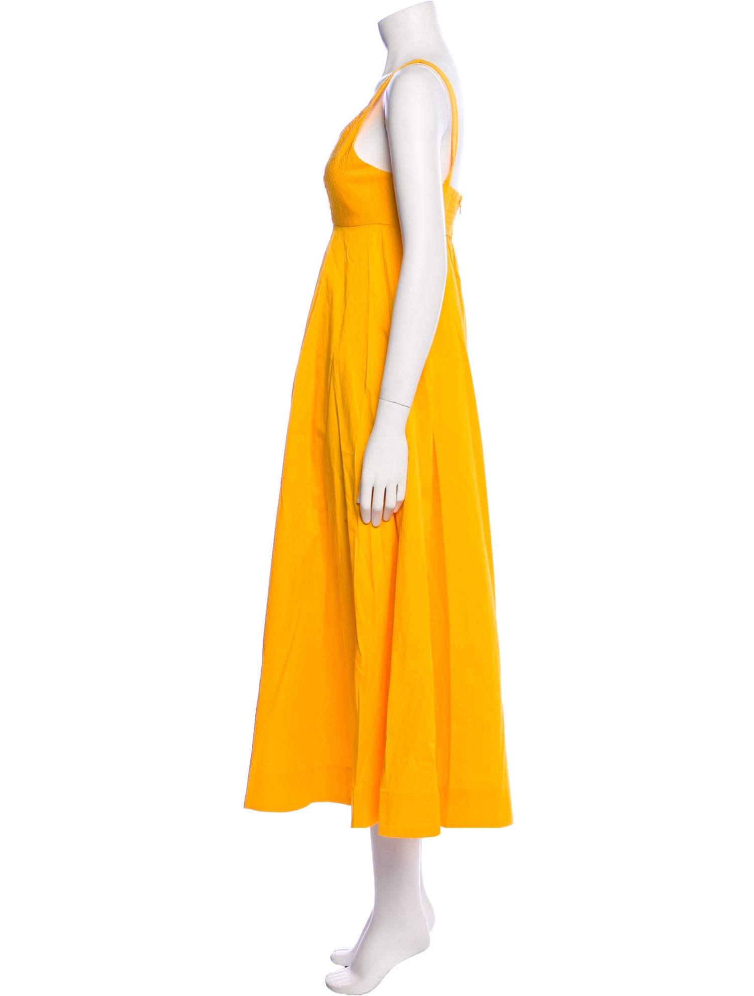 La Ligne V-Neck Long Dress