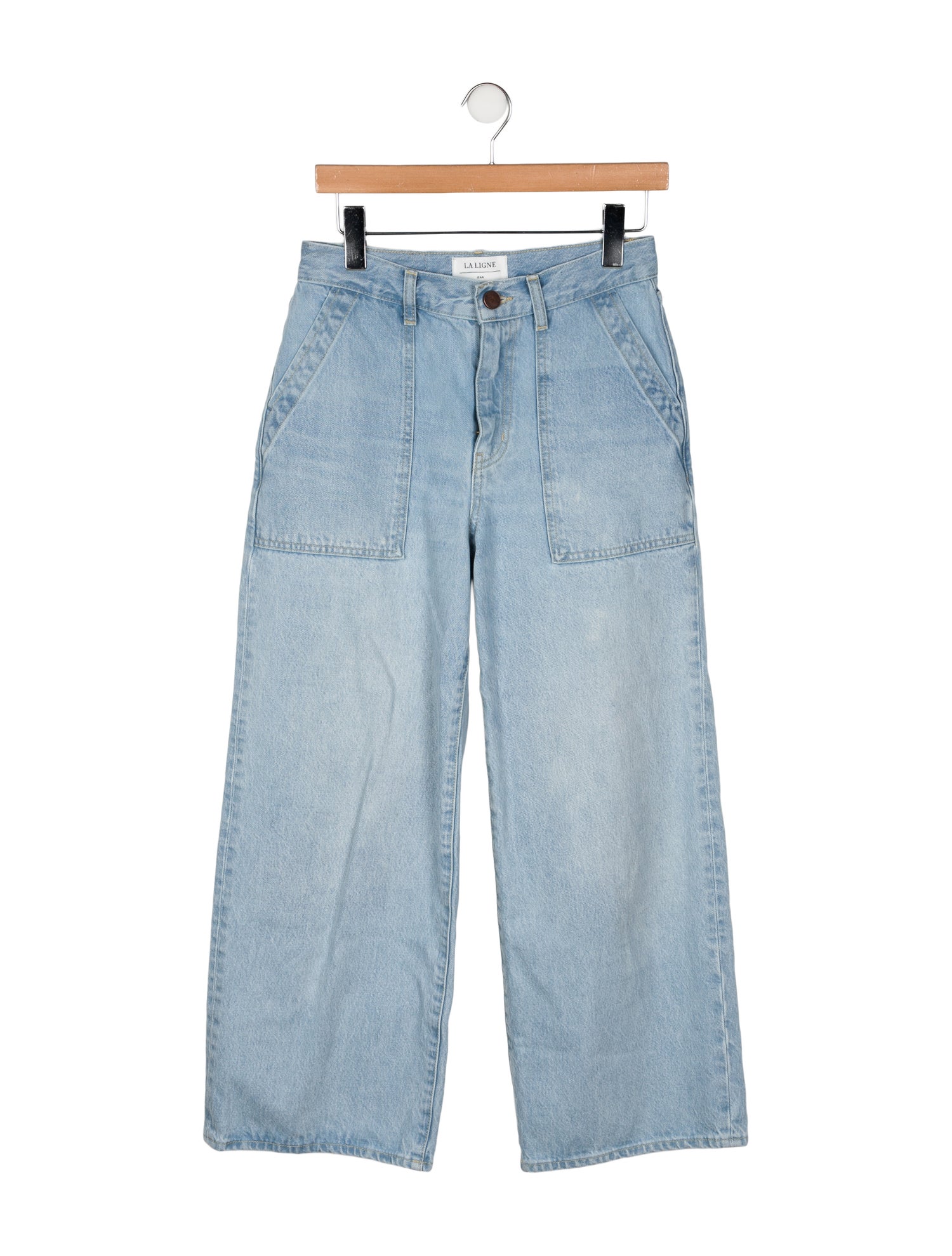 La Ligne High-Rise Wide Leg Jeans