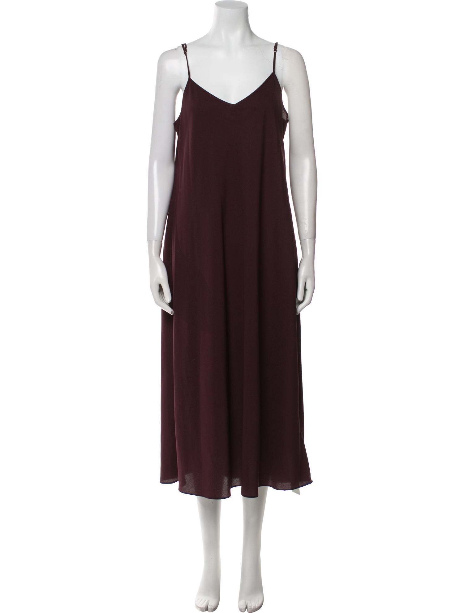 La Ligne V-Neck Long Dress