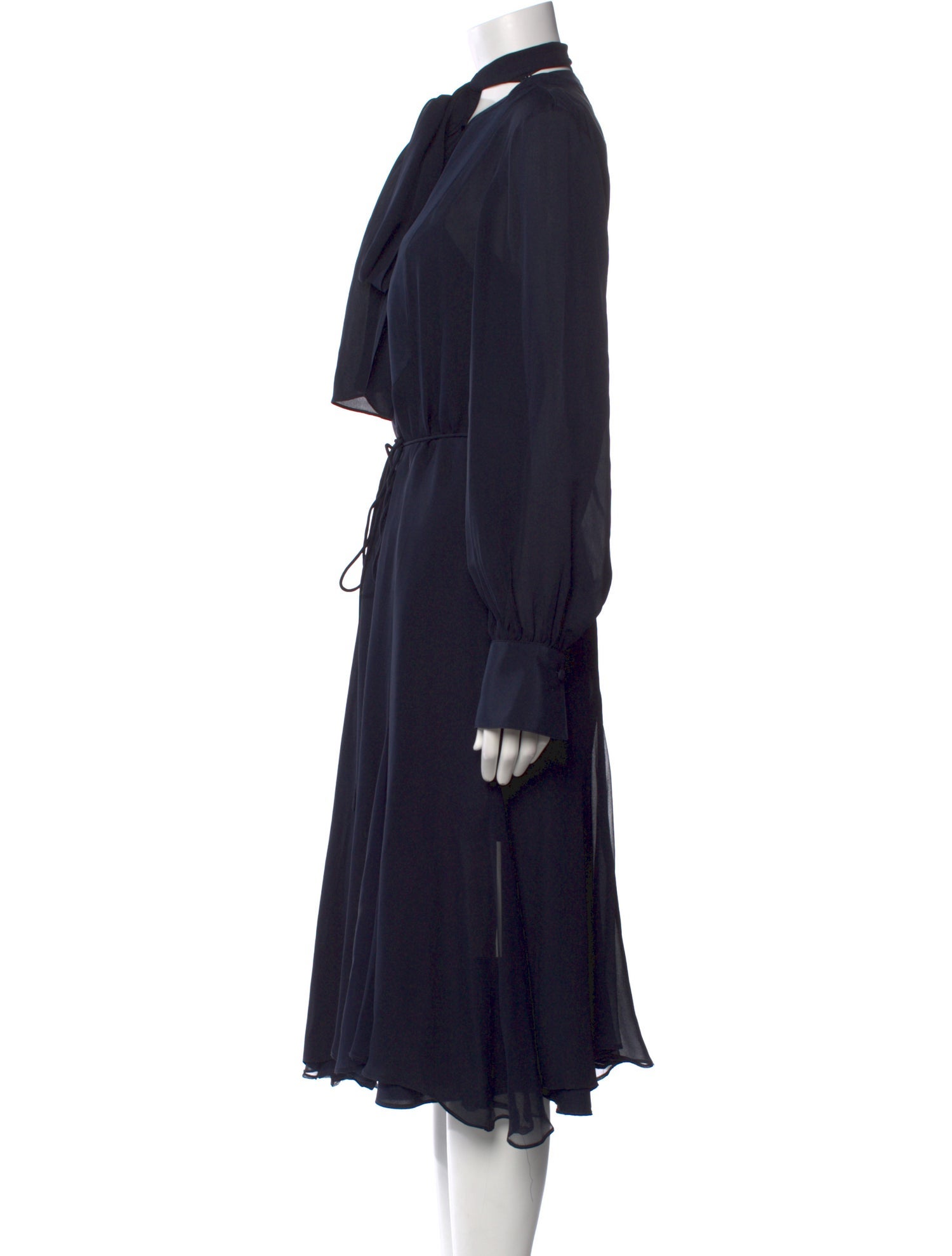 La Ligne Silk Midi Length Dress