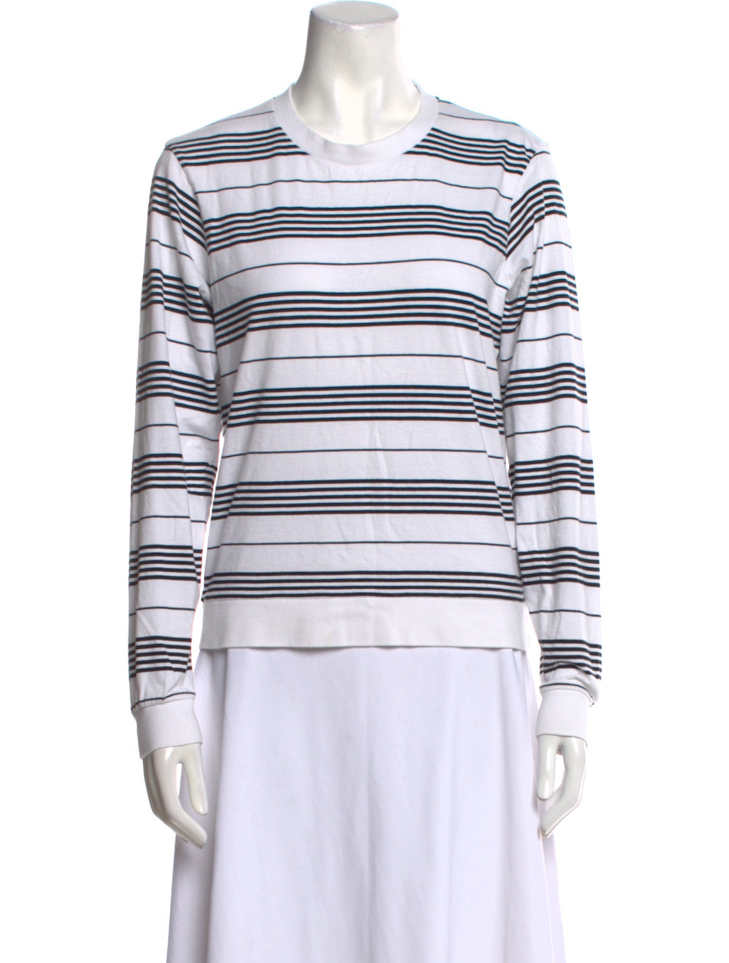 La Ligne Striped Crew Neck Sweatshirt