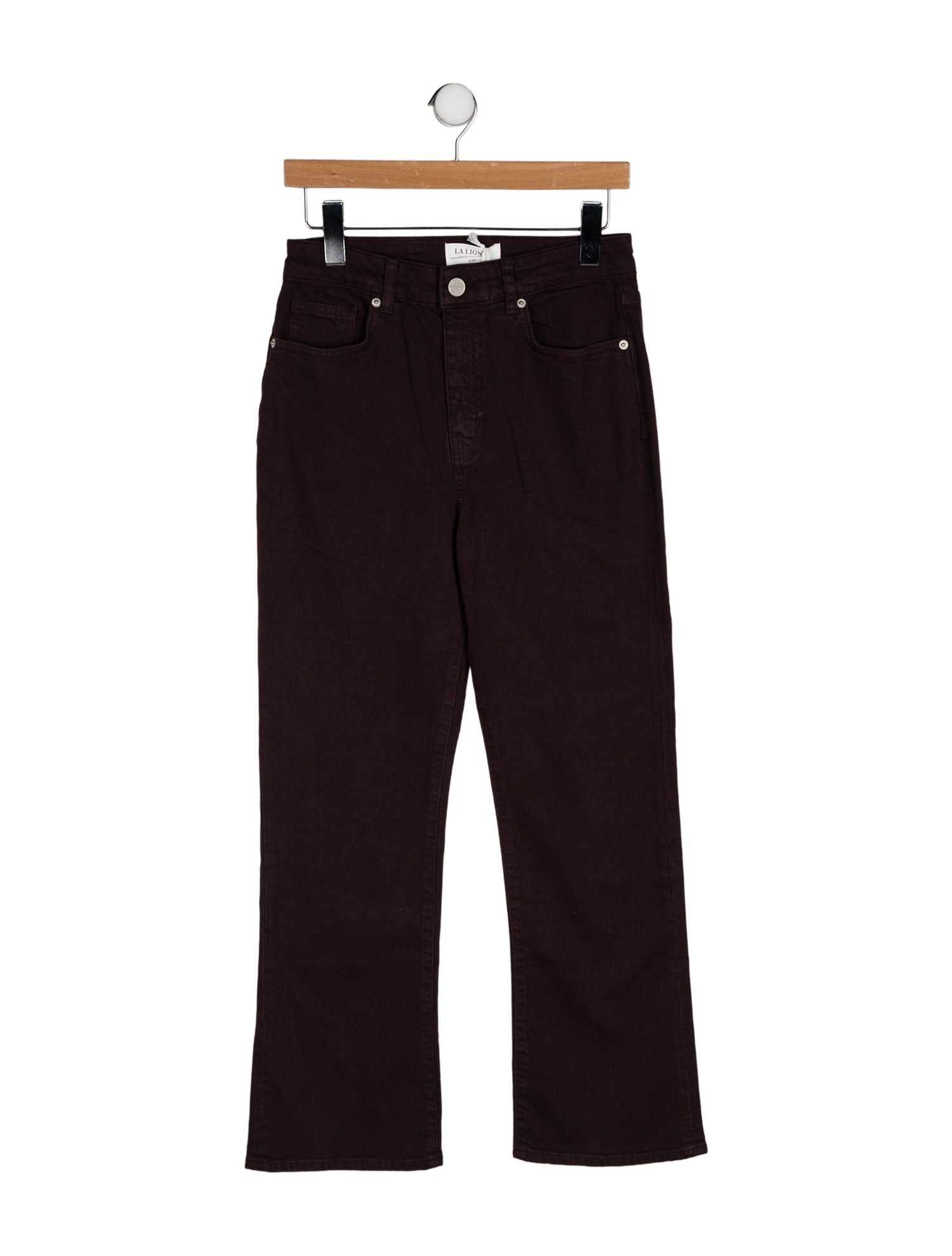 La Ligne Mid-Rise Straight Leg Jeans
