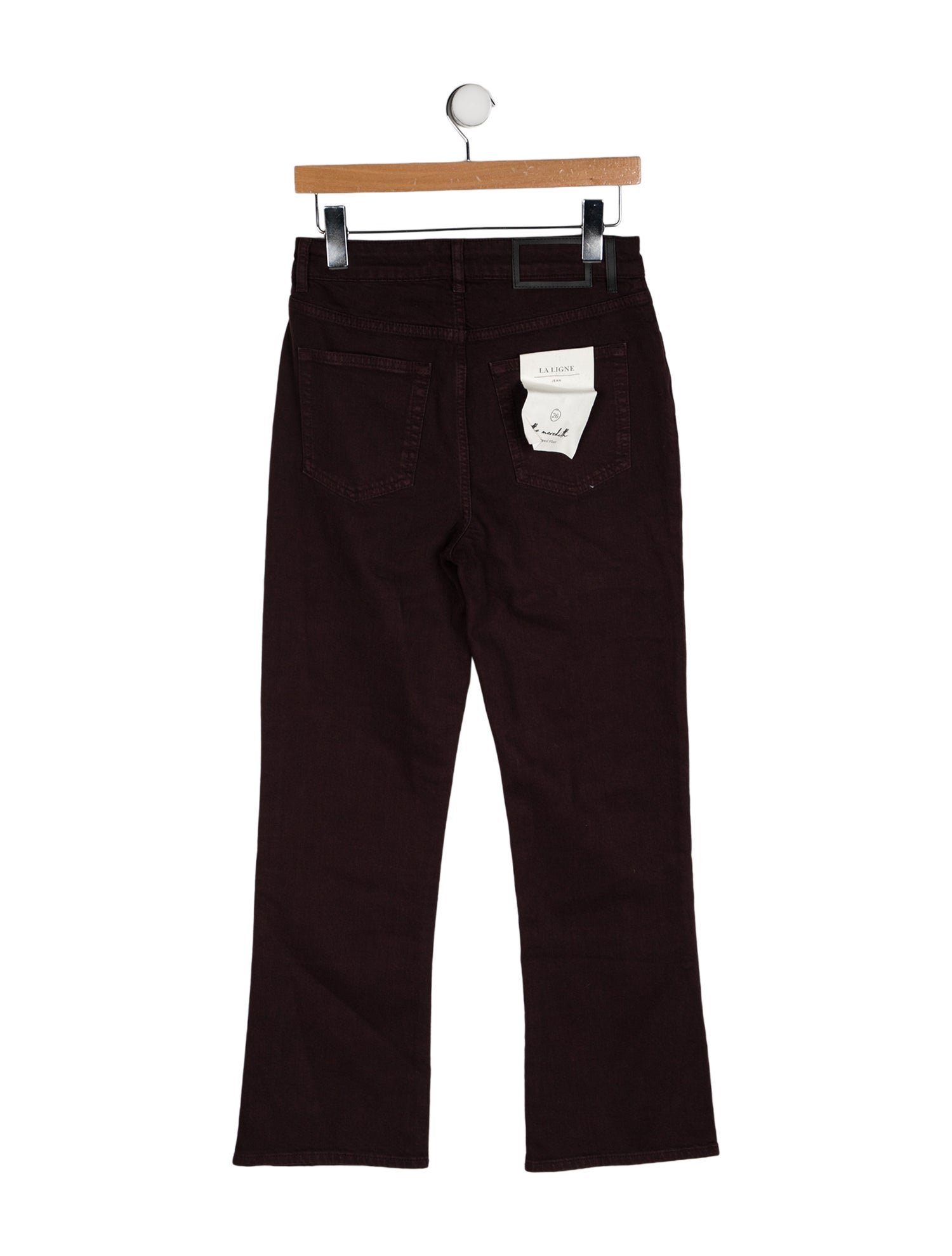 La Ligne Mid-Rise Straight Leg Jeans