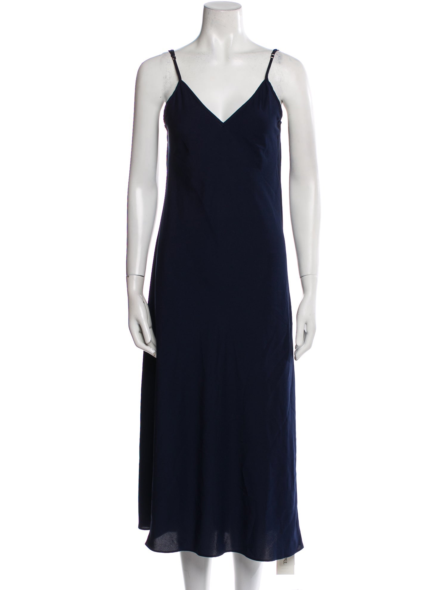La Ligne V-Neck Long Dress