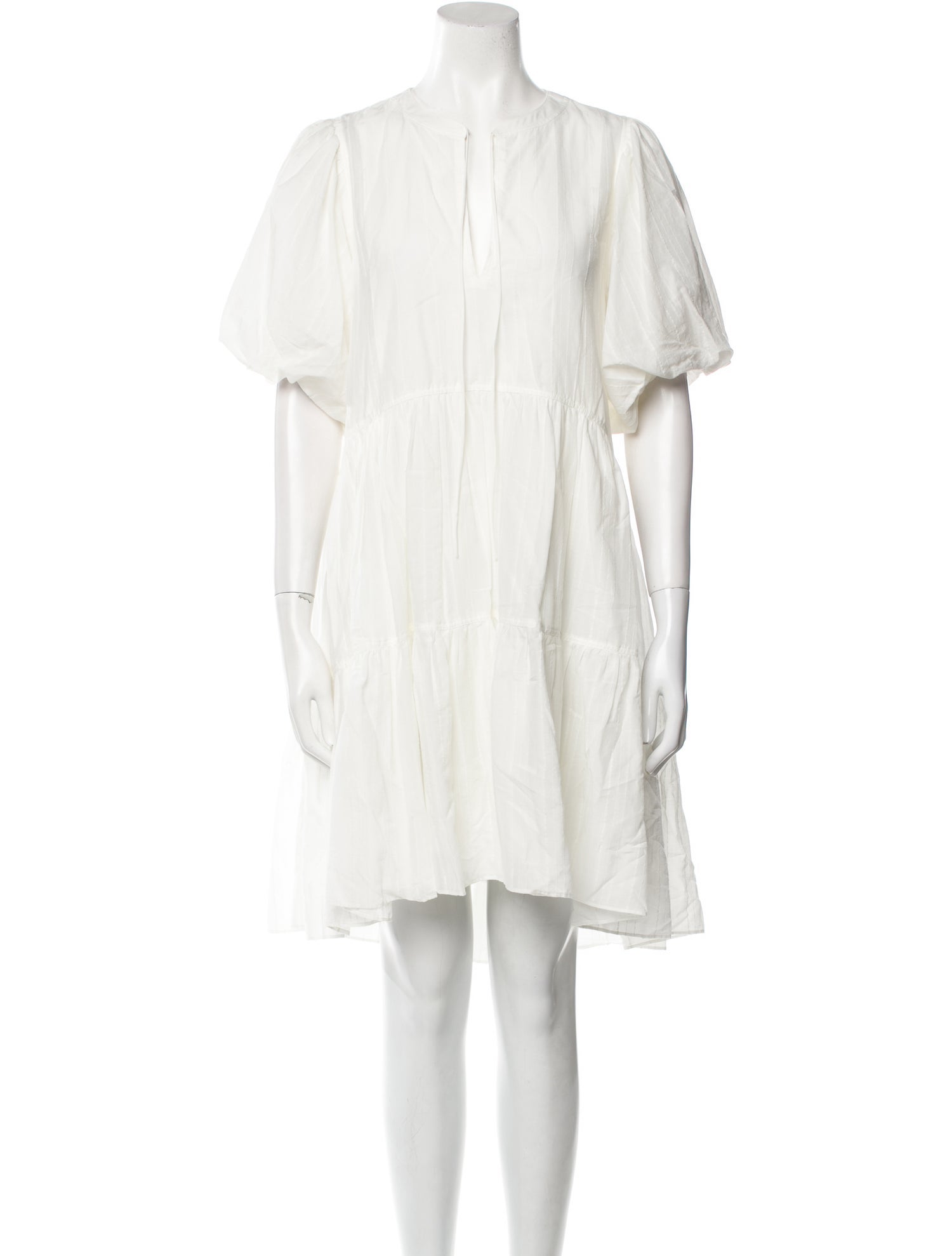 La Ligne Crew Neck Knee-Length Dress