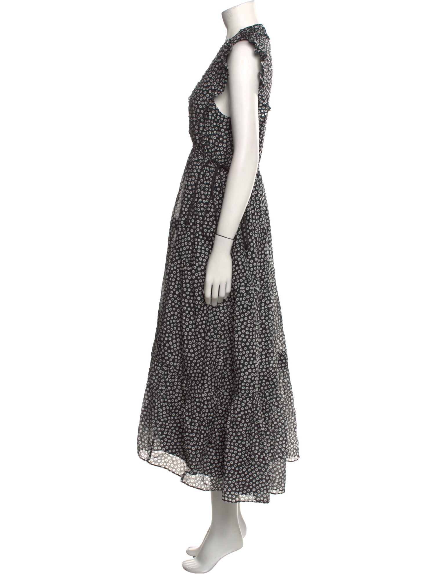 La Ligne Floral Print Long Dress