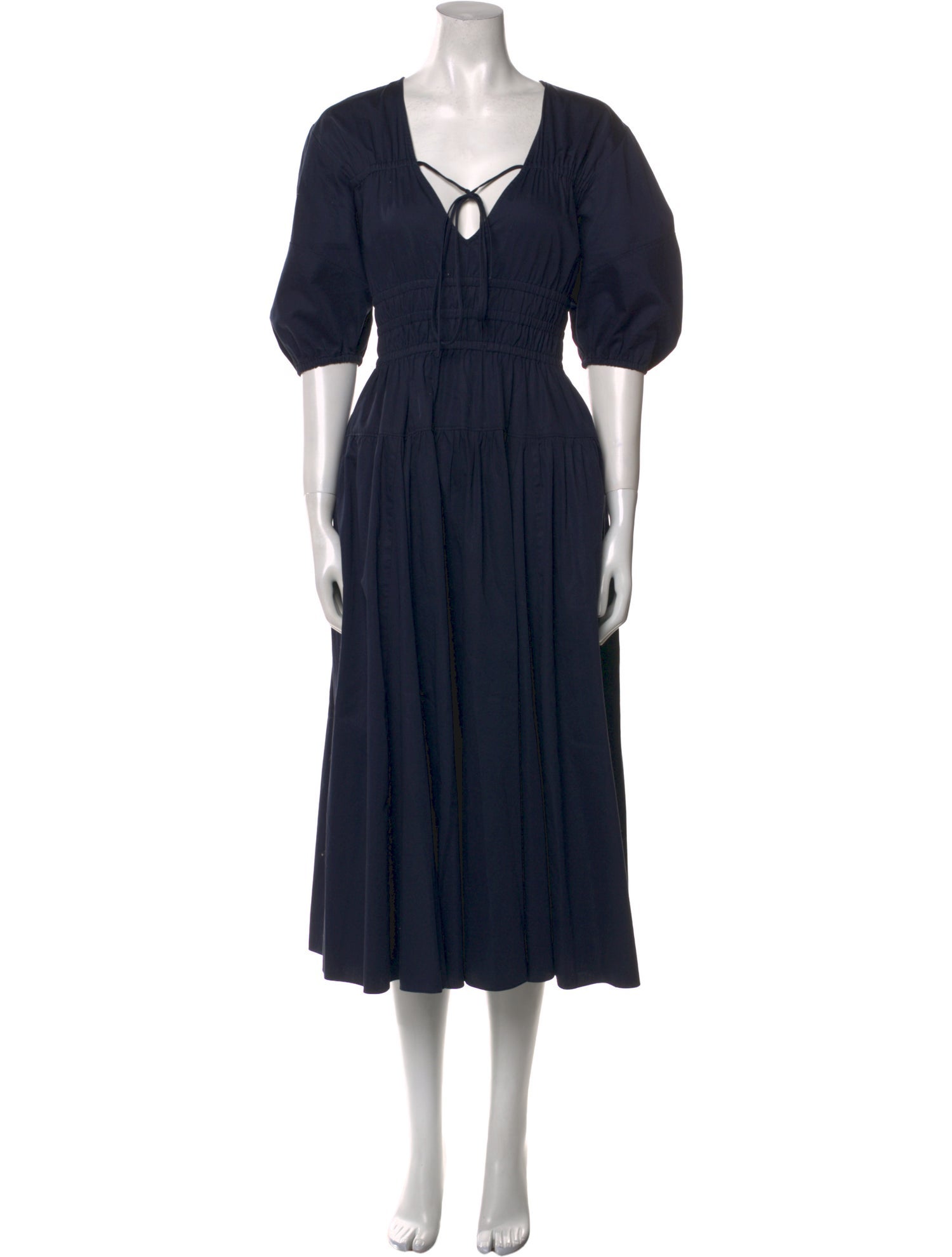 La Ligne V-Neck Long Dress