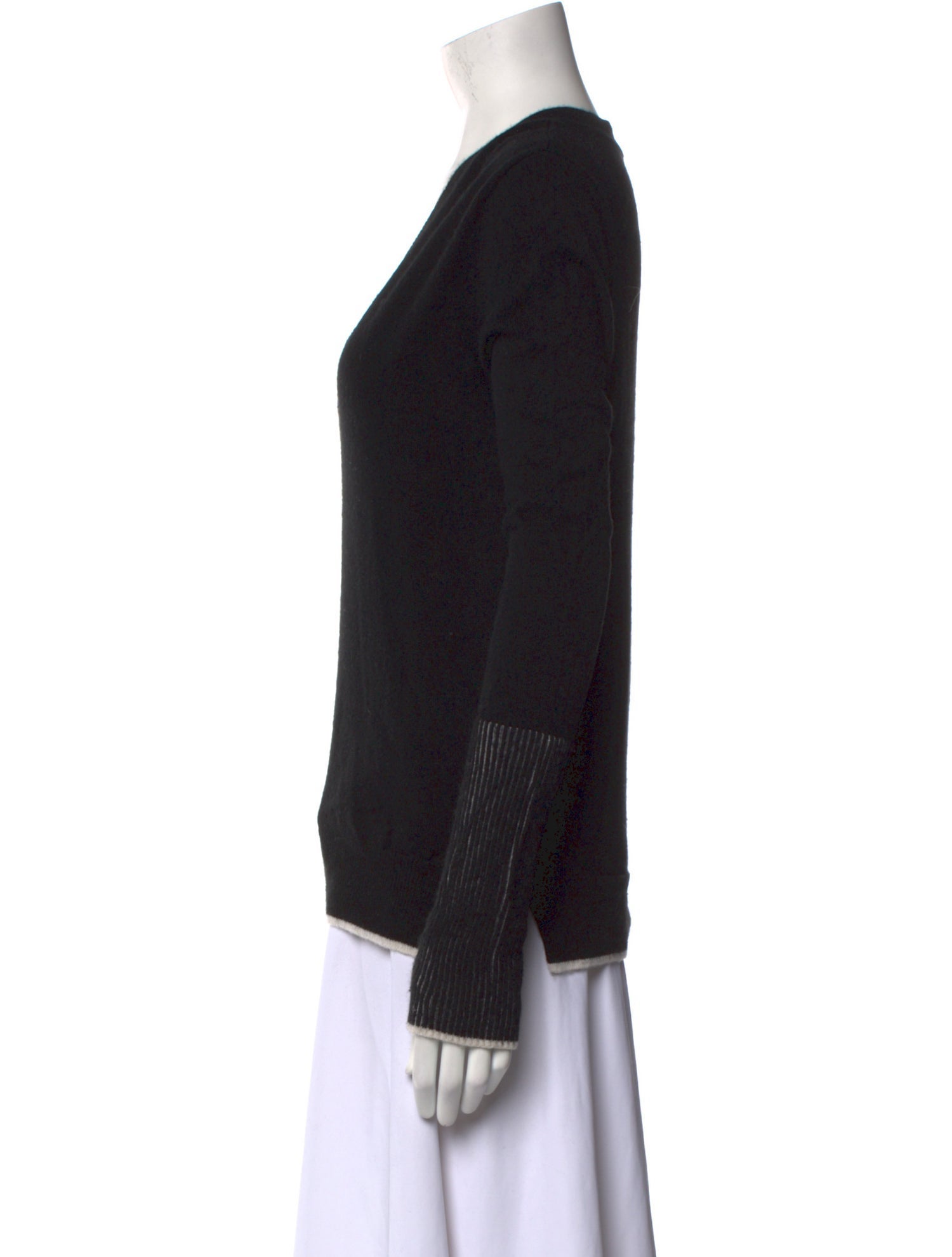 La Ligne Wool Plunge Neckline Sweater