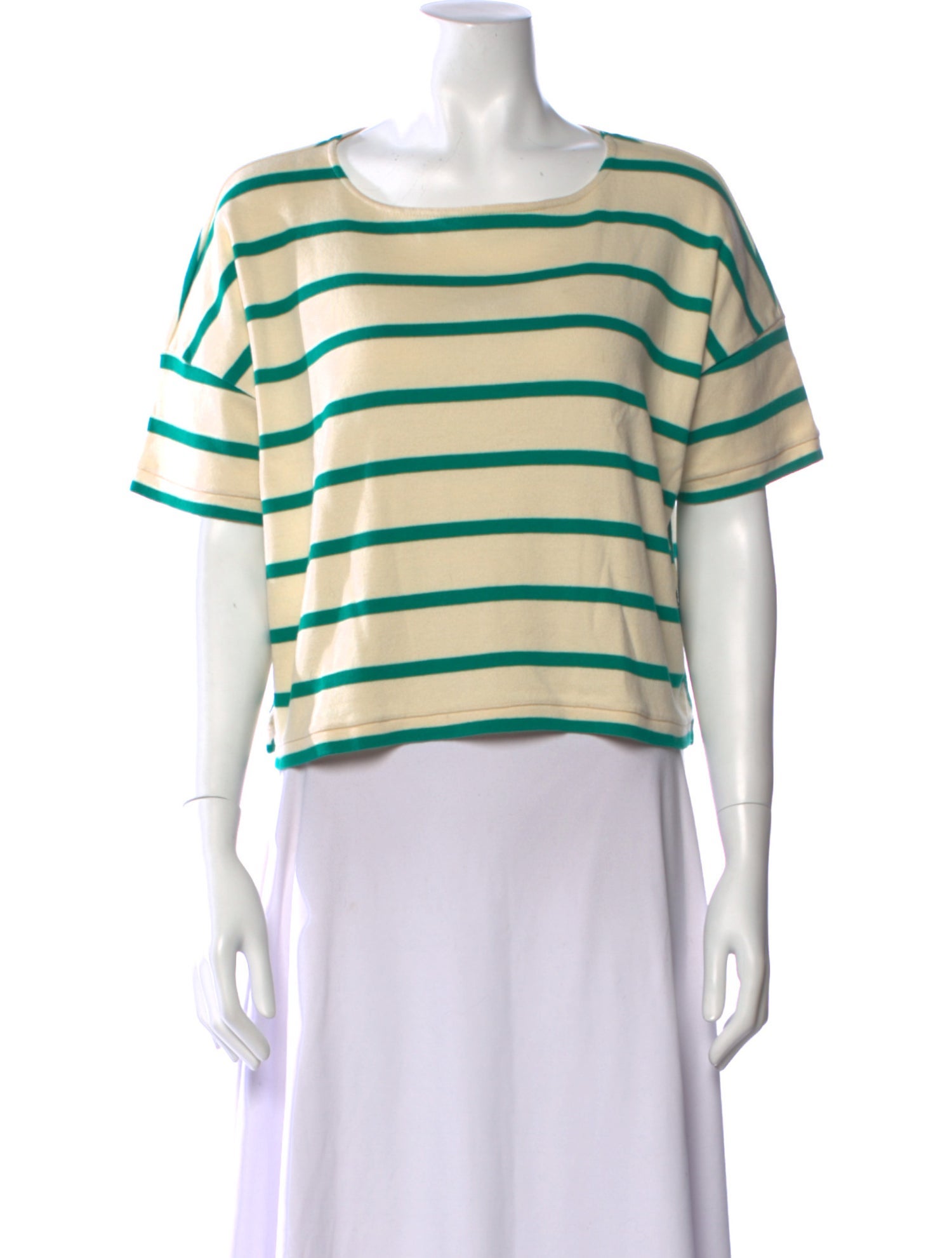 La Ligne Striped Scoop Neck T-Shirt