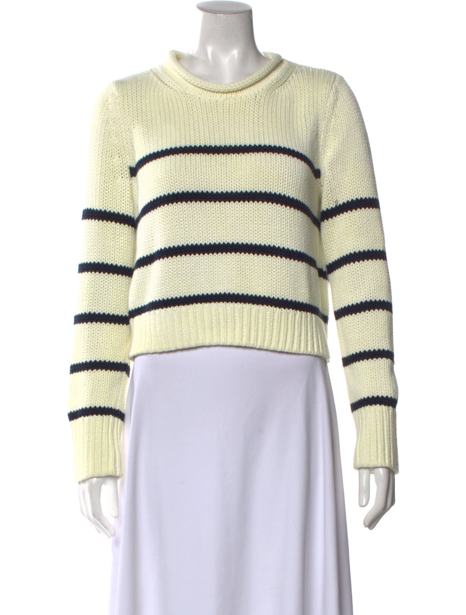 La Ligne Striped Crew Neck Sweater