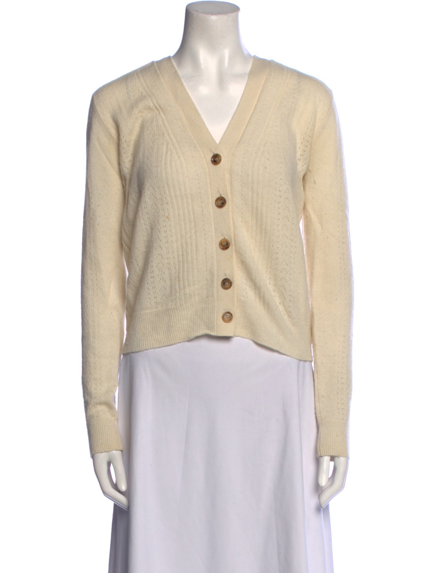 La Ligne Cashmere V-Neck Sweater