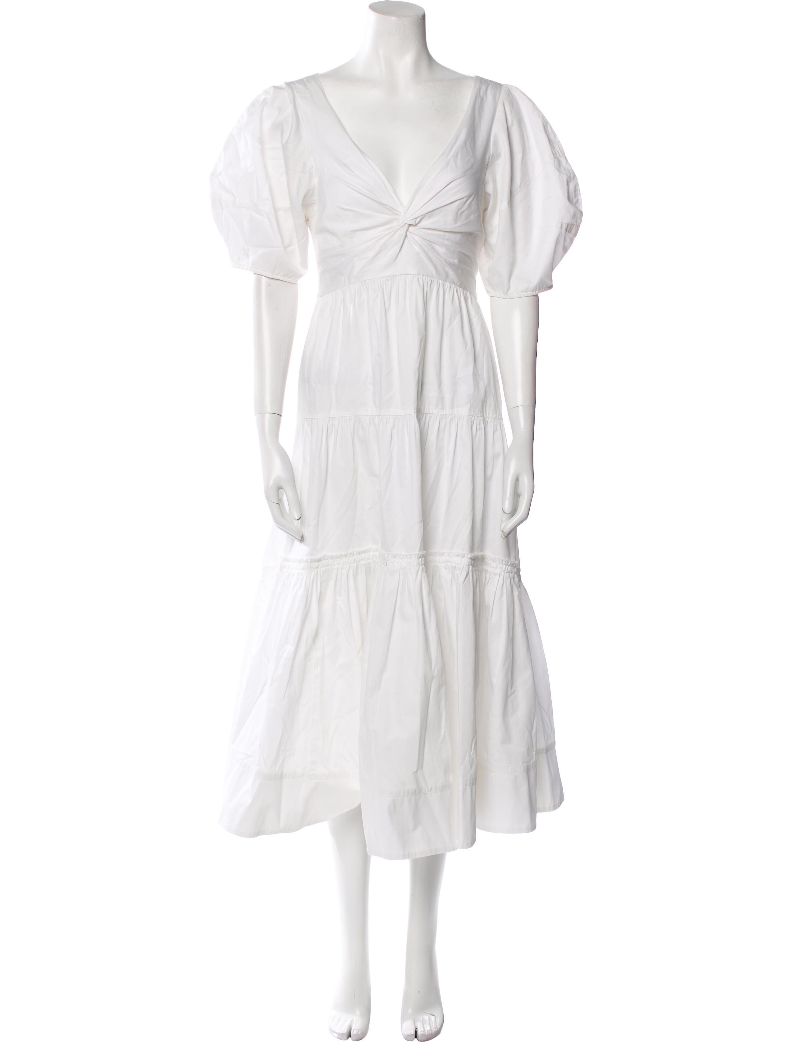 La Ligne Square Neckline Long Dress