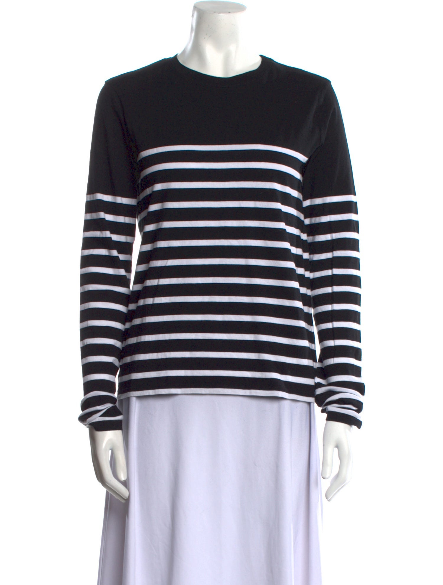 La Ligne Striped Crew Neck Top