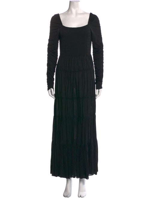 La Ligne Square Neckline Long Dress