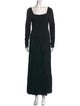 La Ligne Square Neckline Long Dress