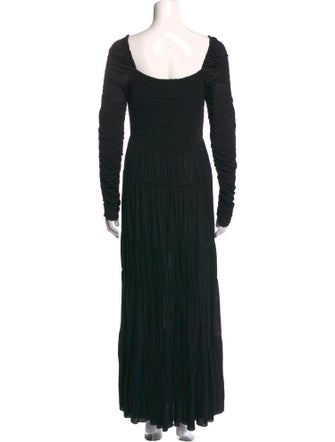 La Ligne Square Neckline Long Dress