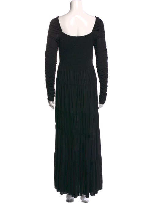 La Ligne Square Neckline Long Dress