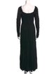 La Ligne Square Neckline Long Dress