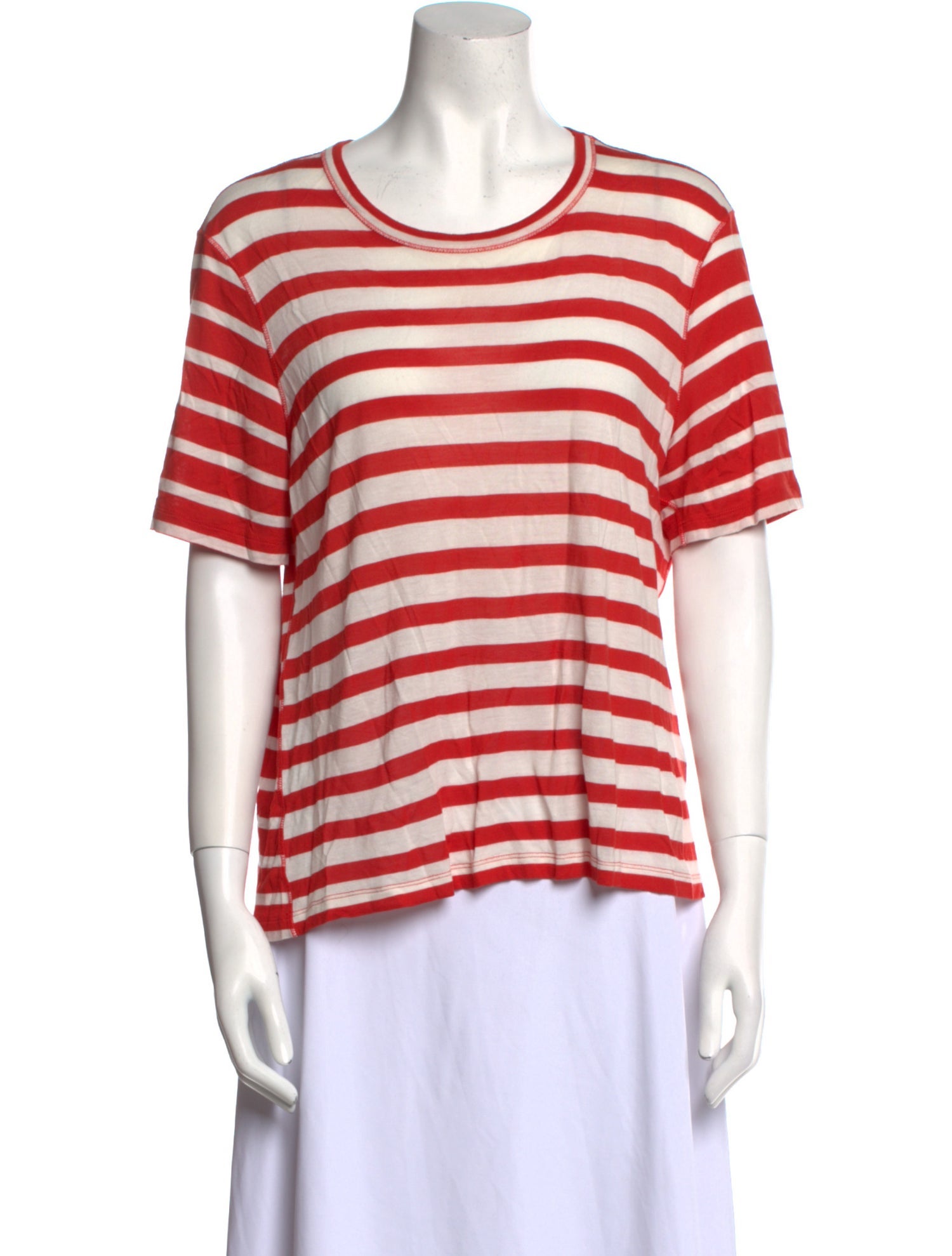La Ligne Striped Scoop Neck T-Shirt